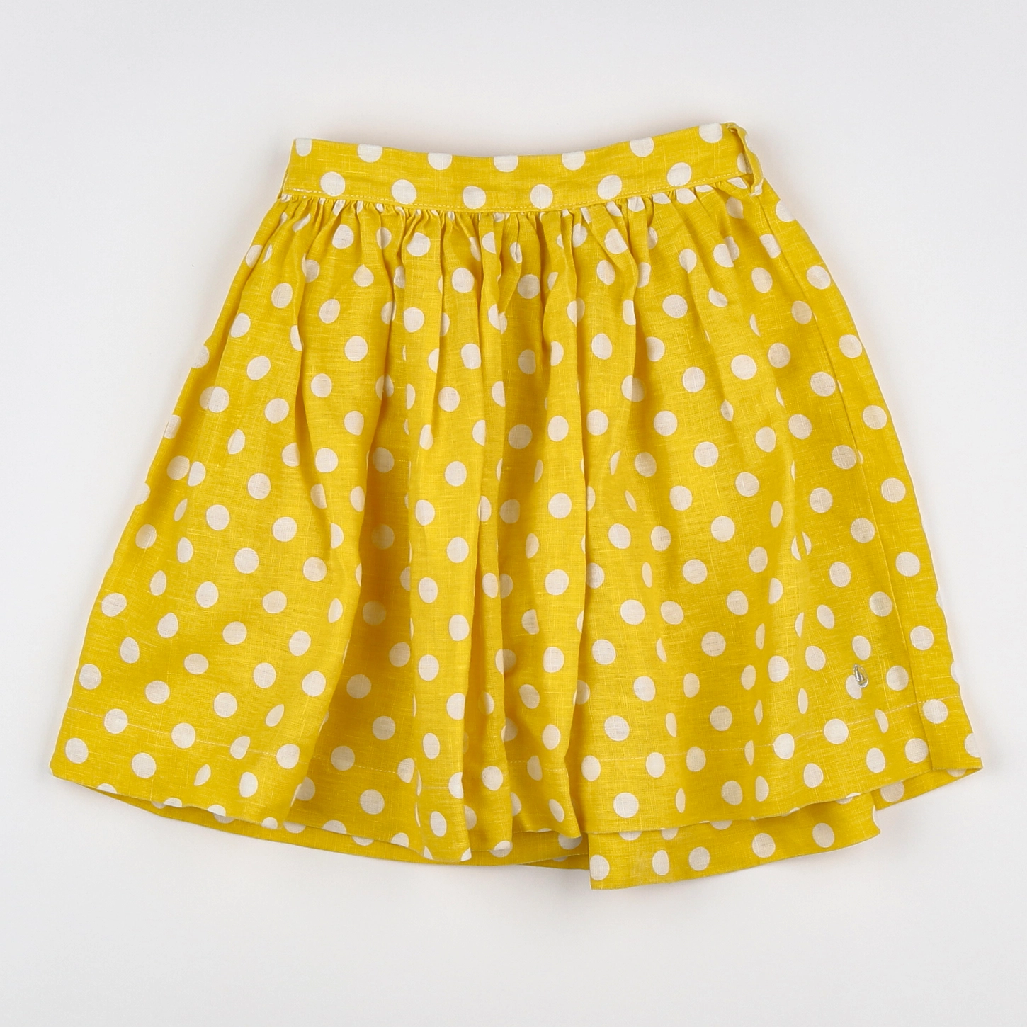 Petit Bateau - jupe blanc, jaune - 10 ans