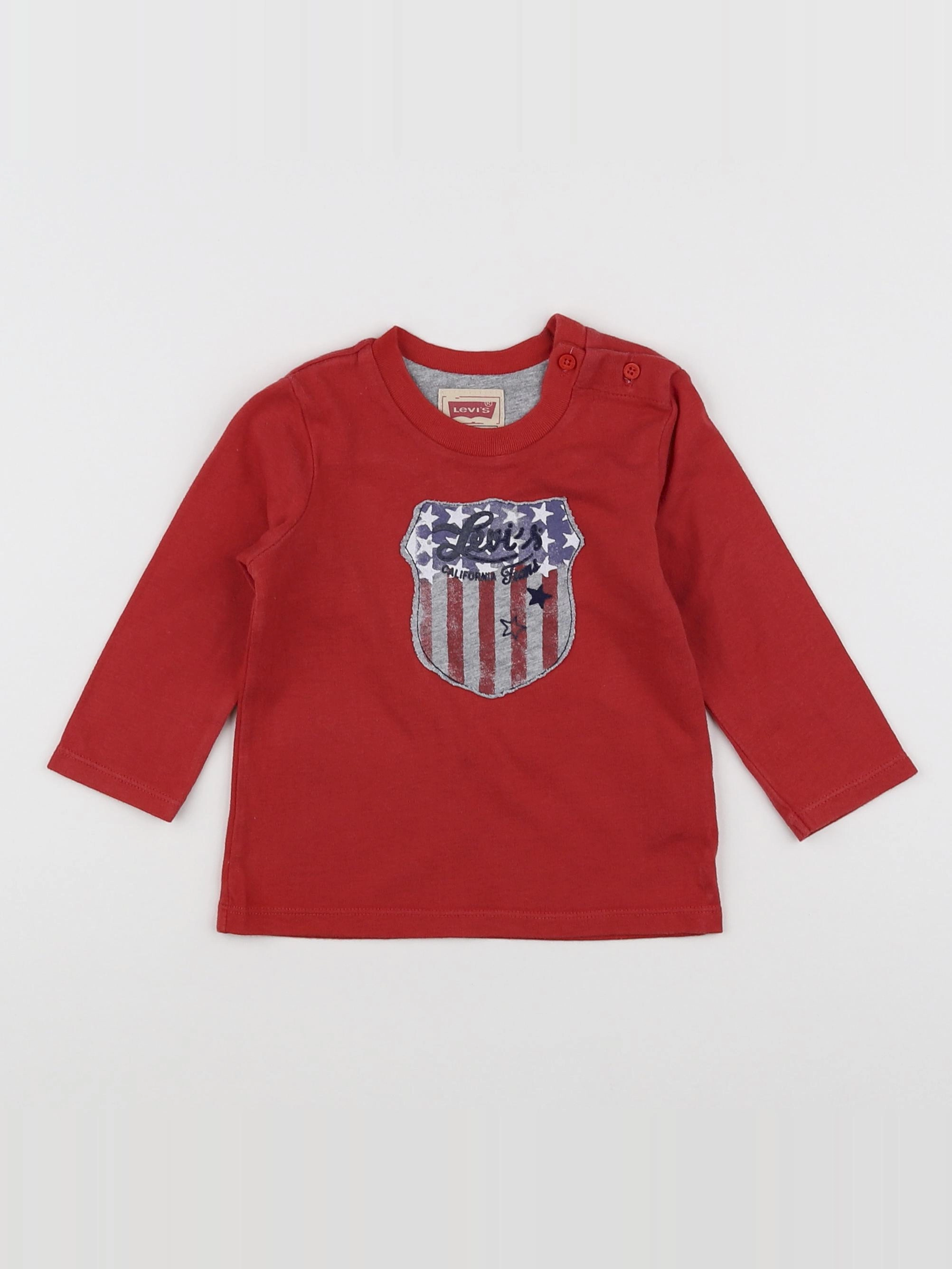 Levi's - tee-shirt rouge - 12 mois