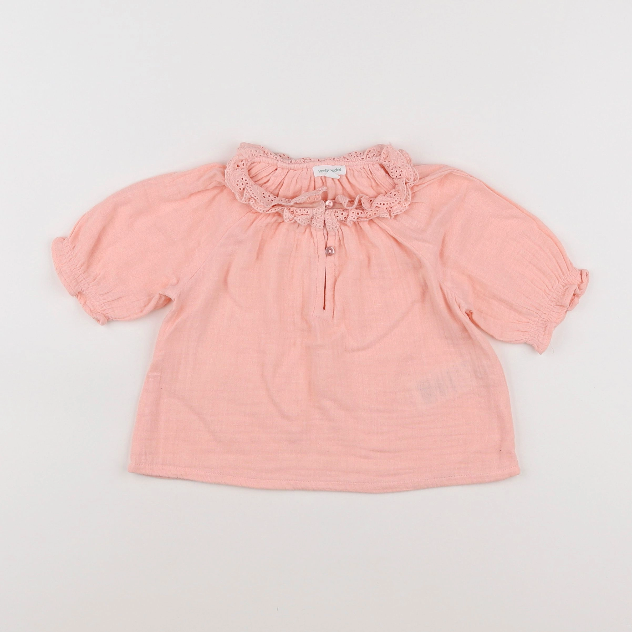 Vertbaudet - blouse rose - 18 mois