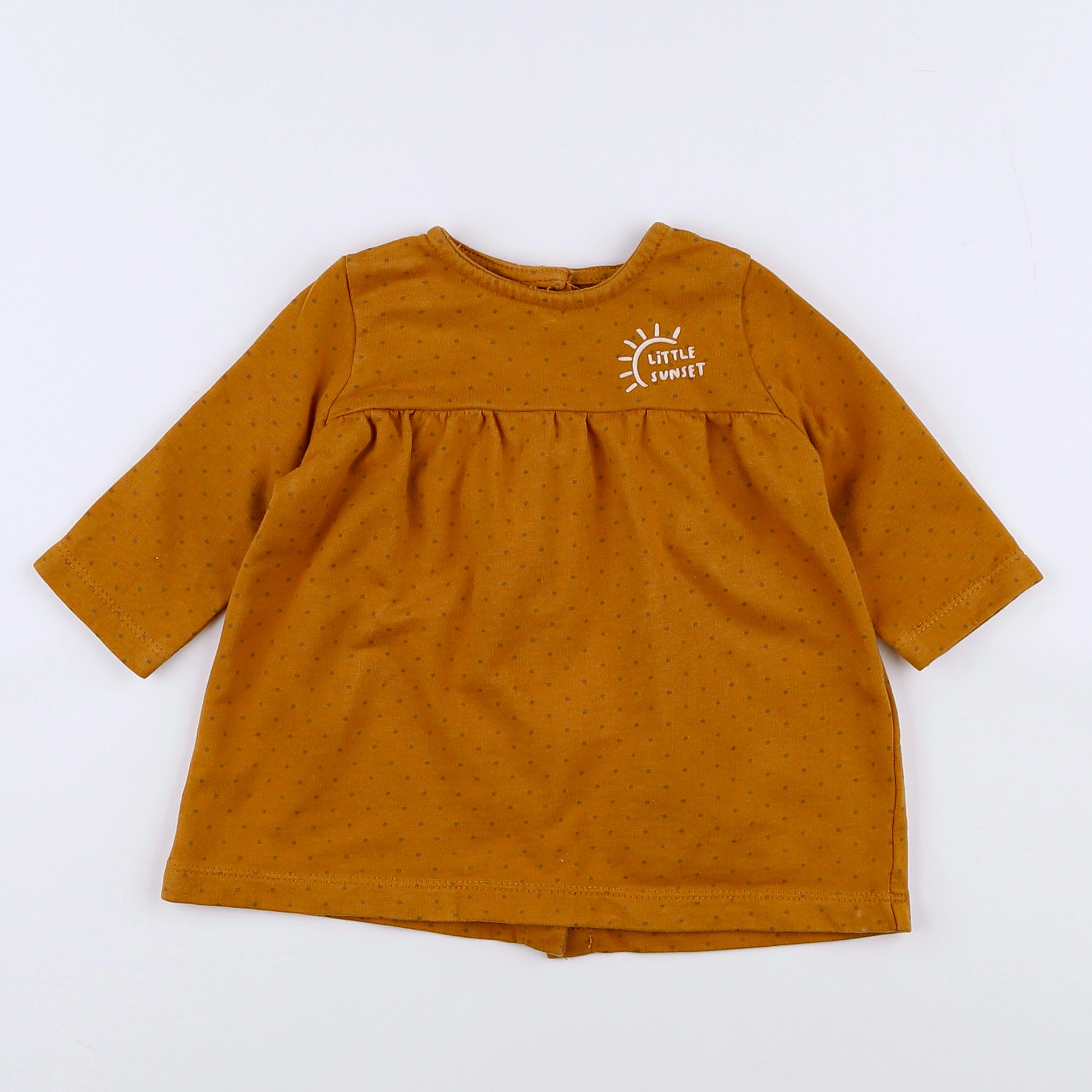 Vertbaudet - robe marron - 3 mois