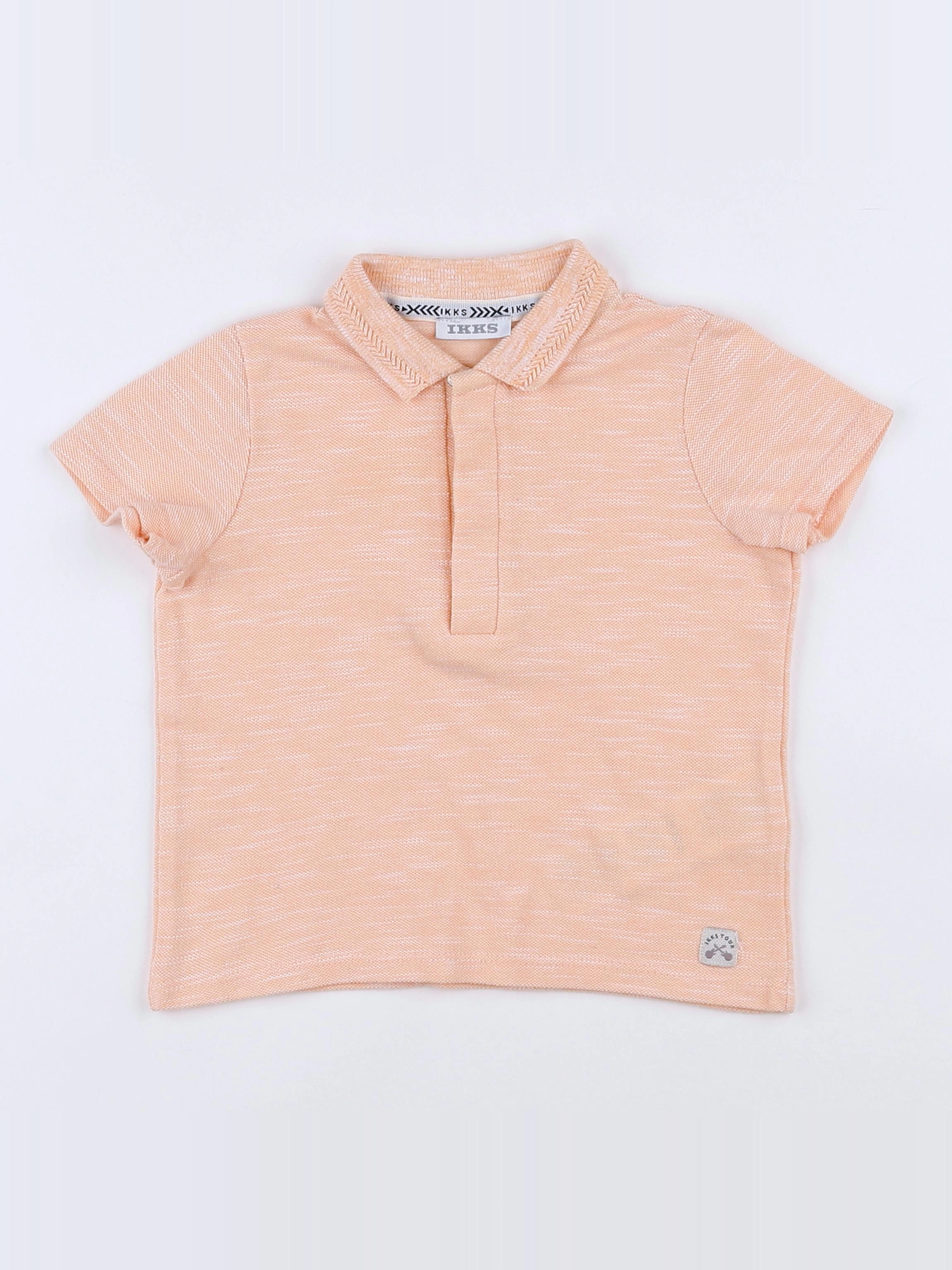 IKKS - polo orange - 12 mois