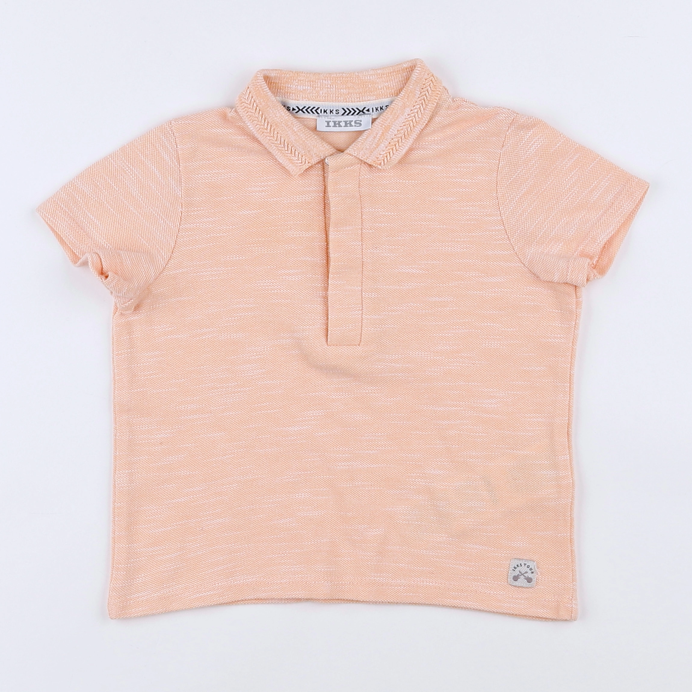 IKKS - polo orange - 12 mois