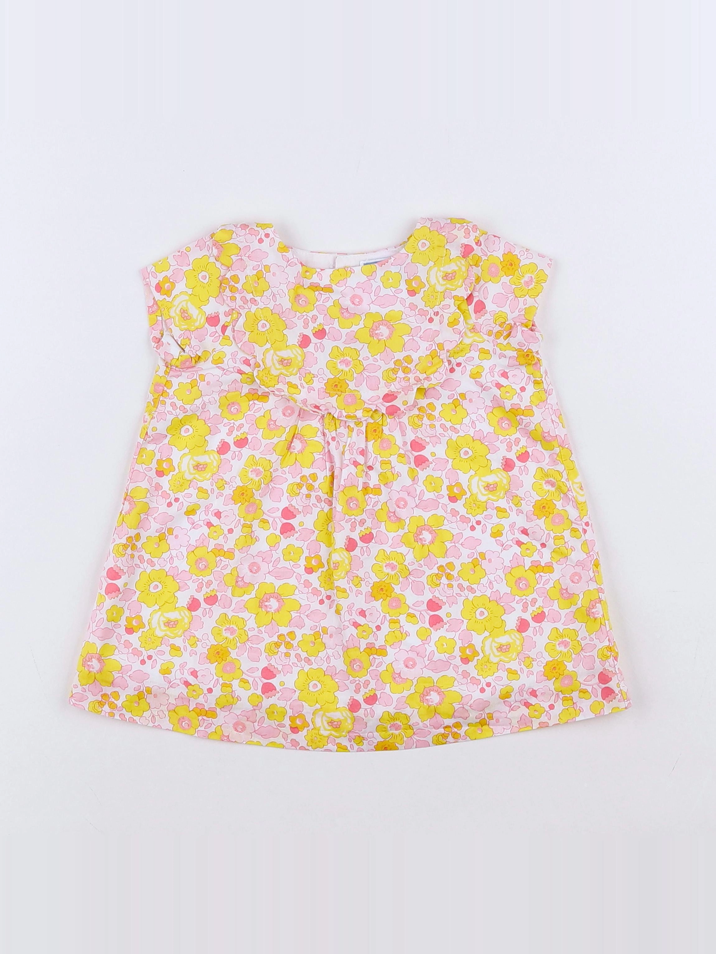 Jacadi - robe jaune - 3 mois