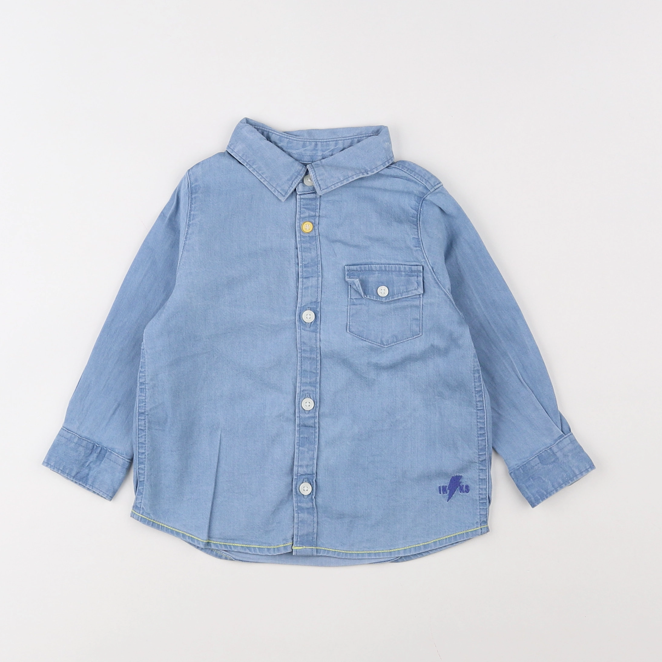 IKKS - chemise bleu - 12 mois