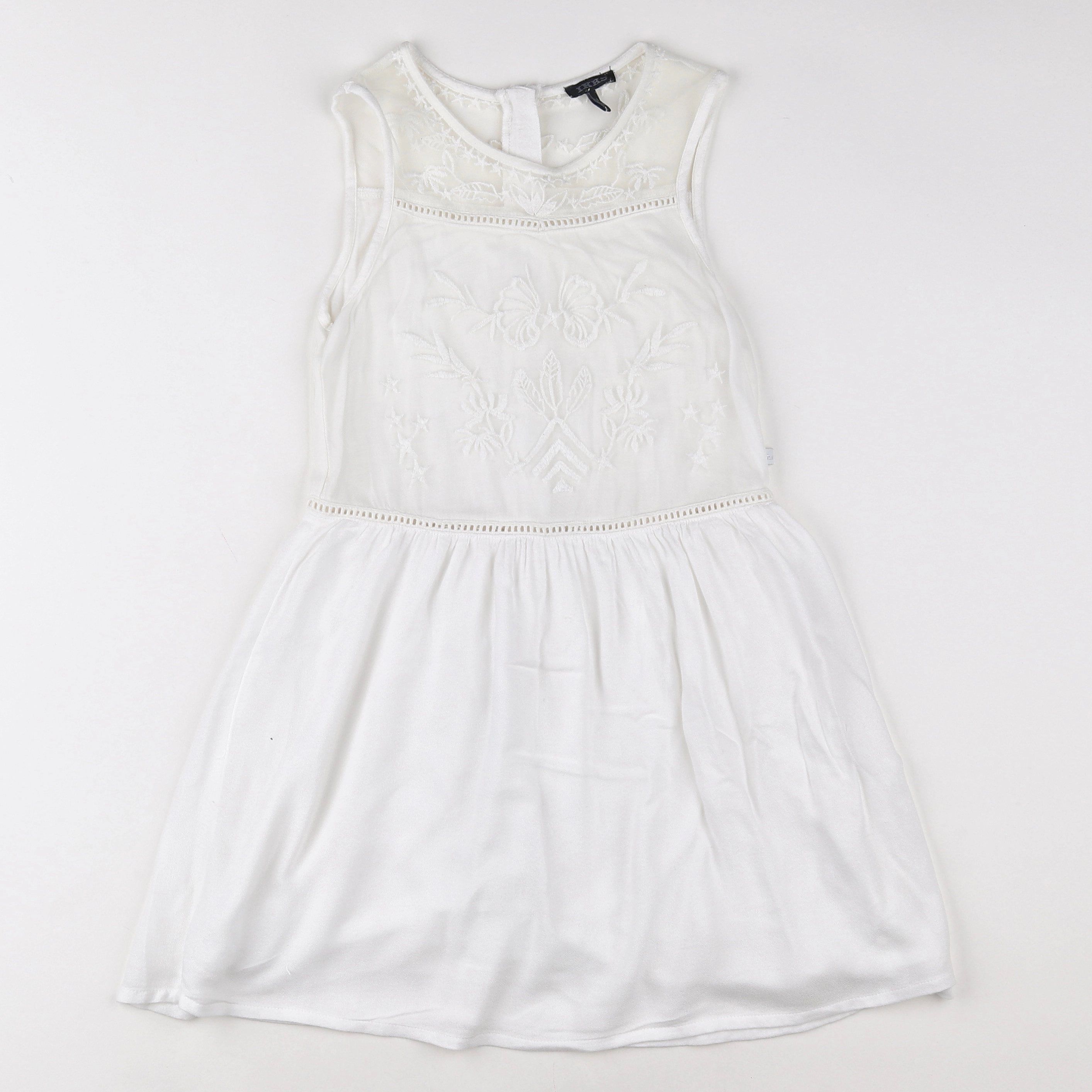 IKKS - robe blanc - 8 ans
