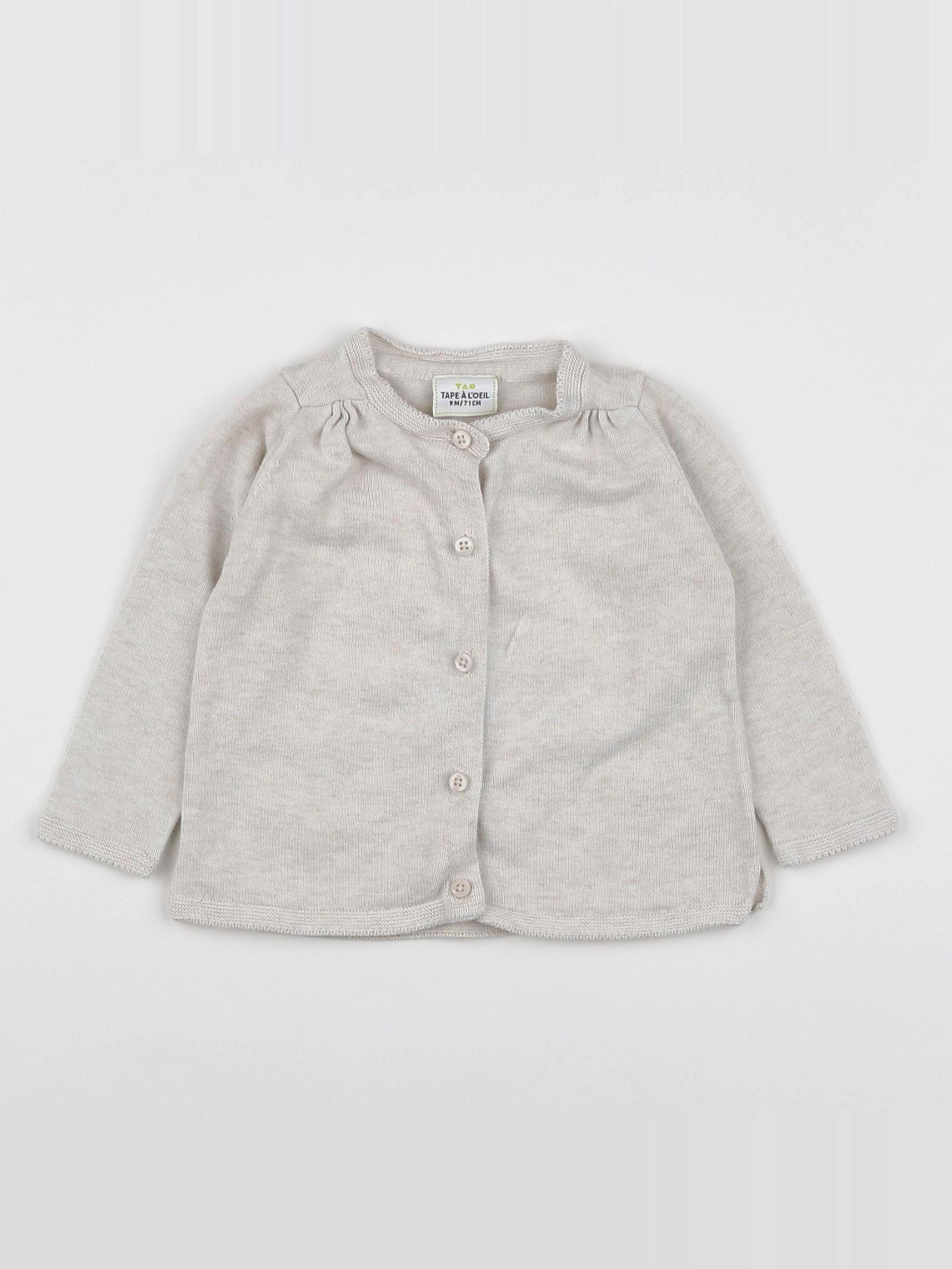 Tape à l'oeil - gilet beige - 3 mois
