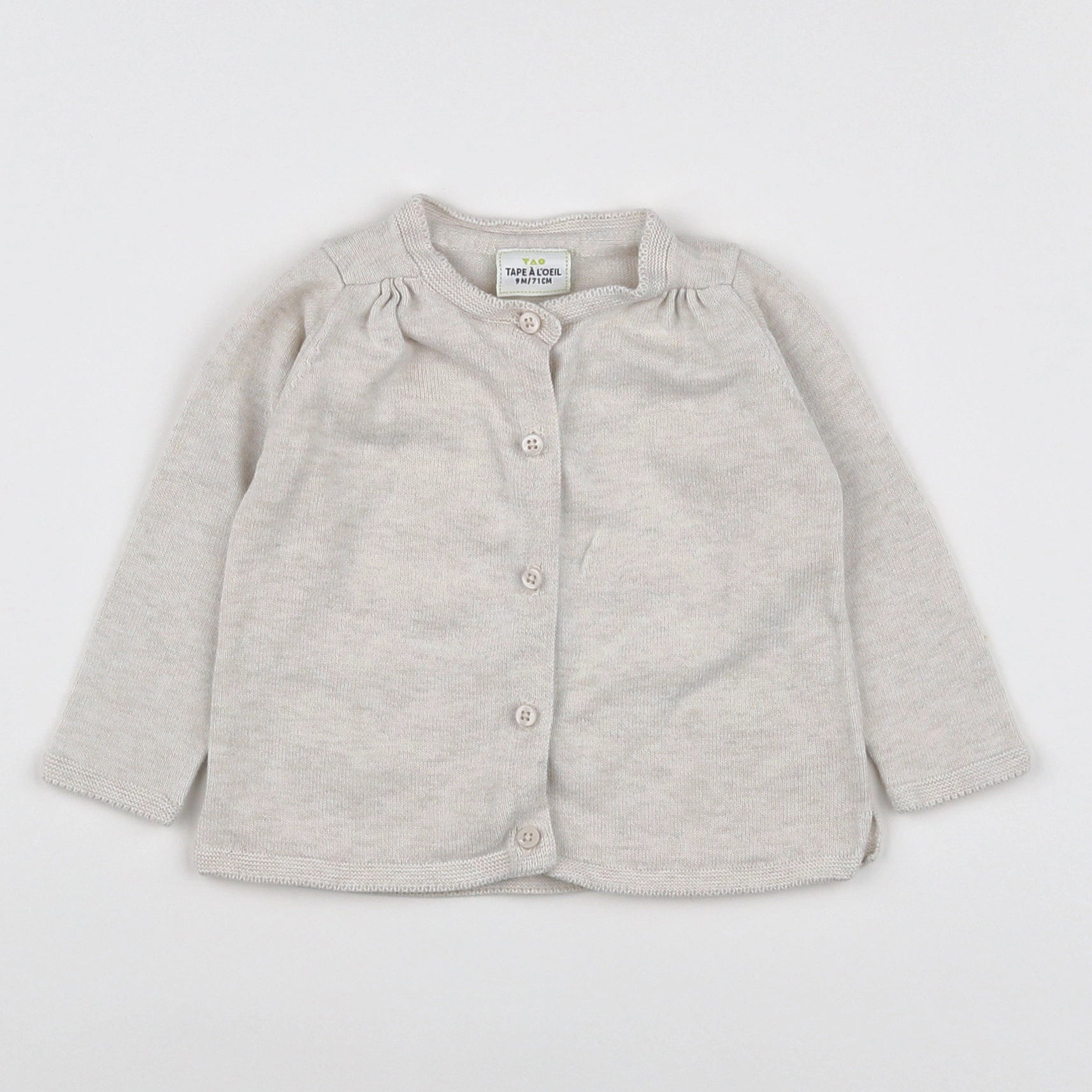 Tape à l'oeil - gilet beige - 3 mois