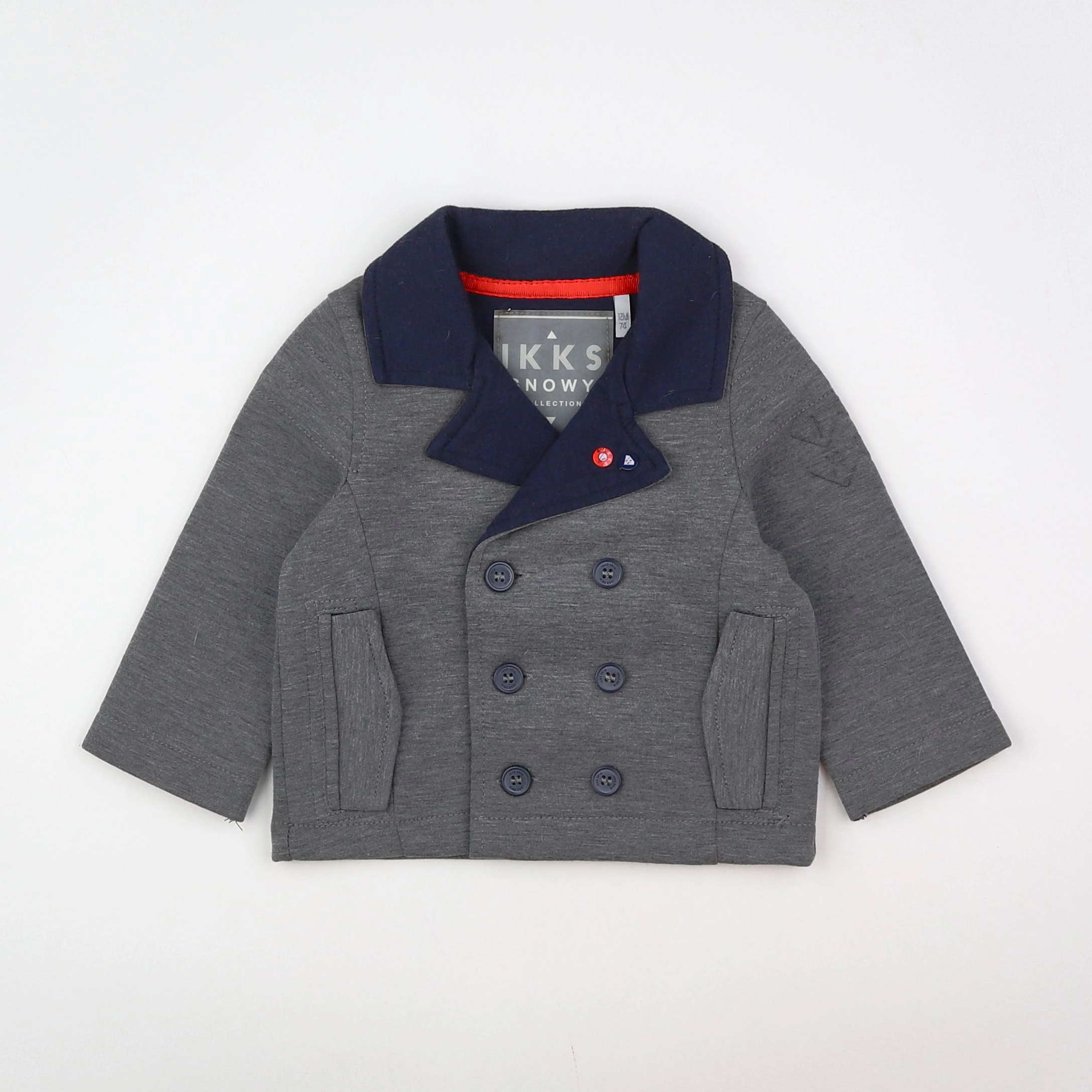 IKKS - veste gris - 12 mois