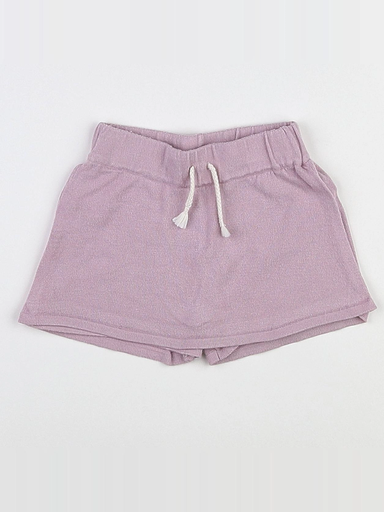 Zara - jupe short violet - 12/18 mois