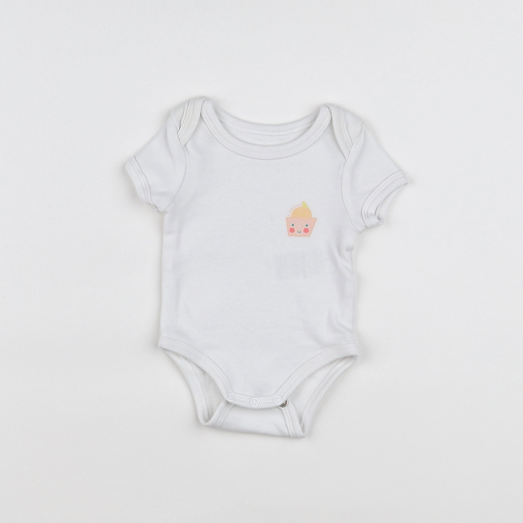 Vertbaudet - body blanc - 1 mois
