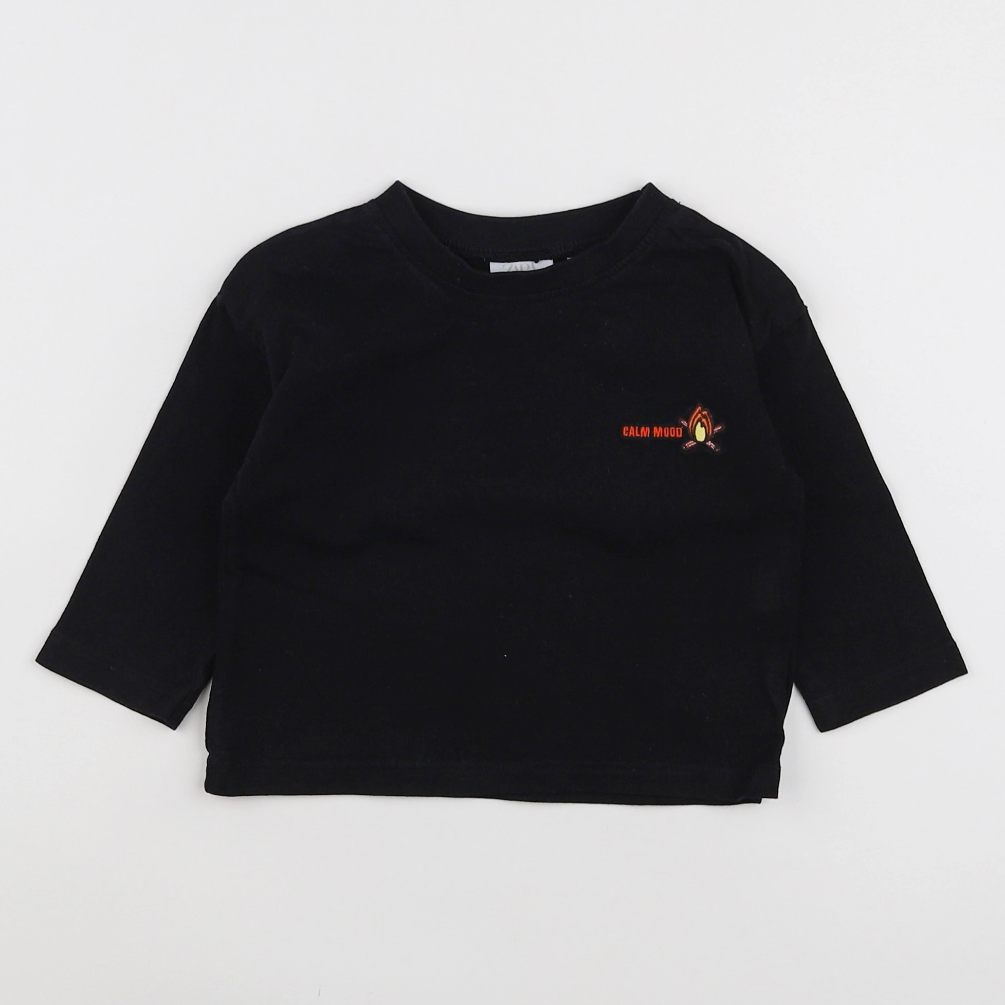 Zara - tee-shirt noir - 3/6 mois