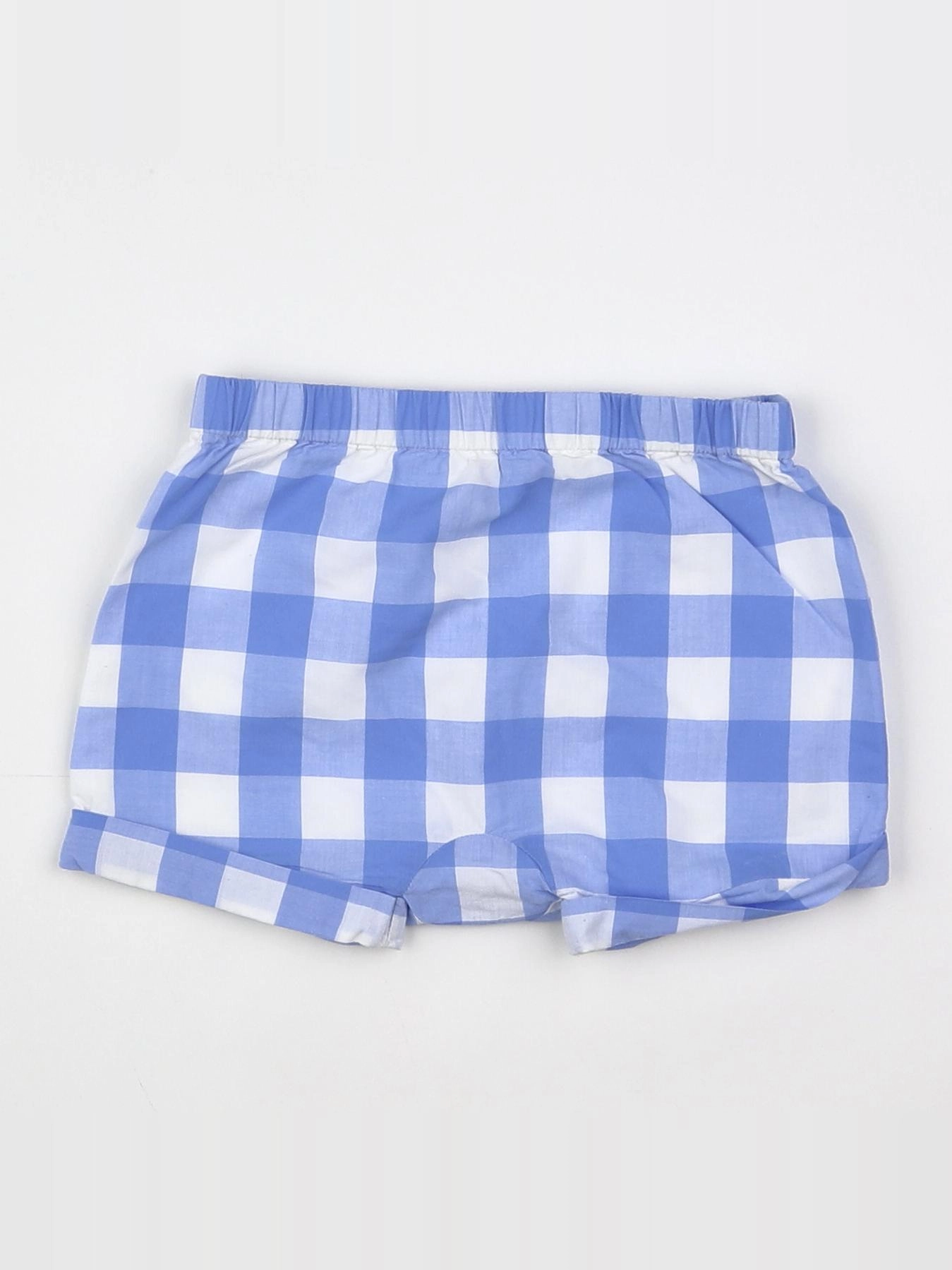 Jacadi - short blanc, bleu - 6 mois