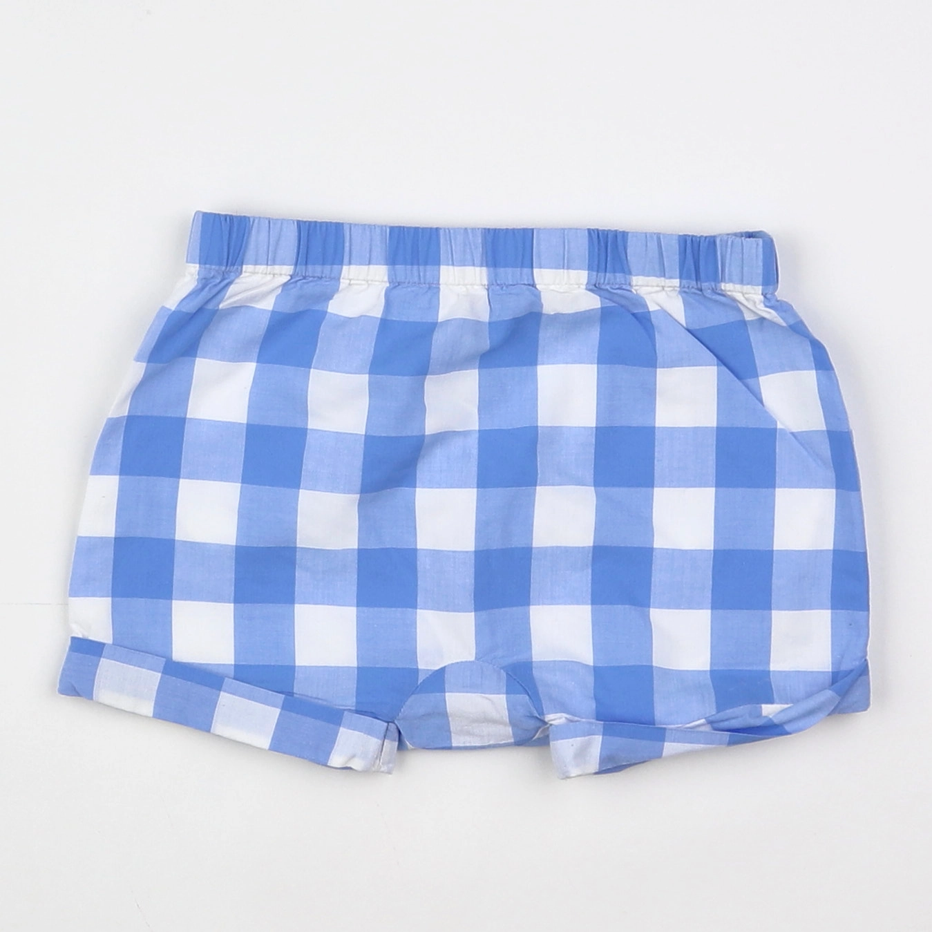 Jacadi - short blanc, bleu - 6 mois