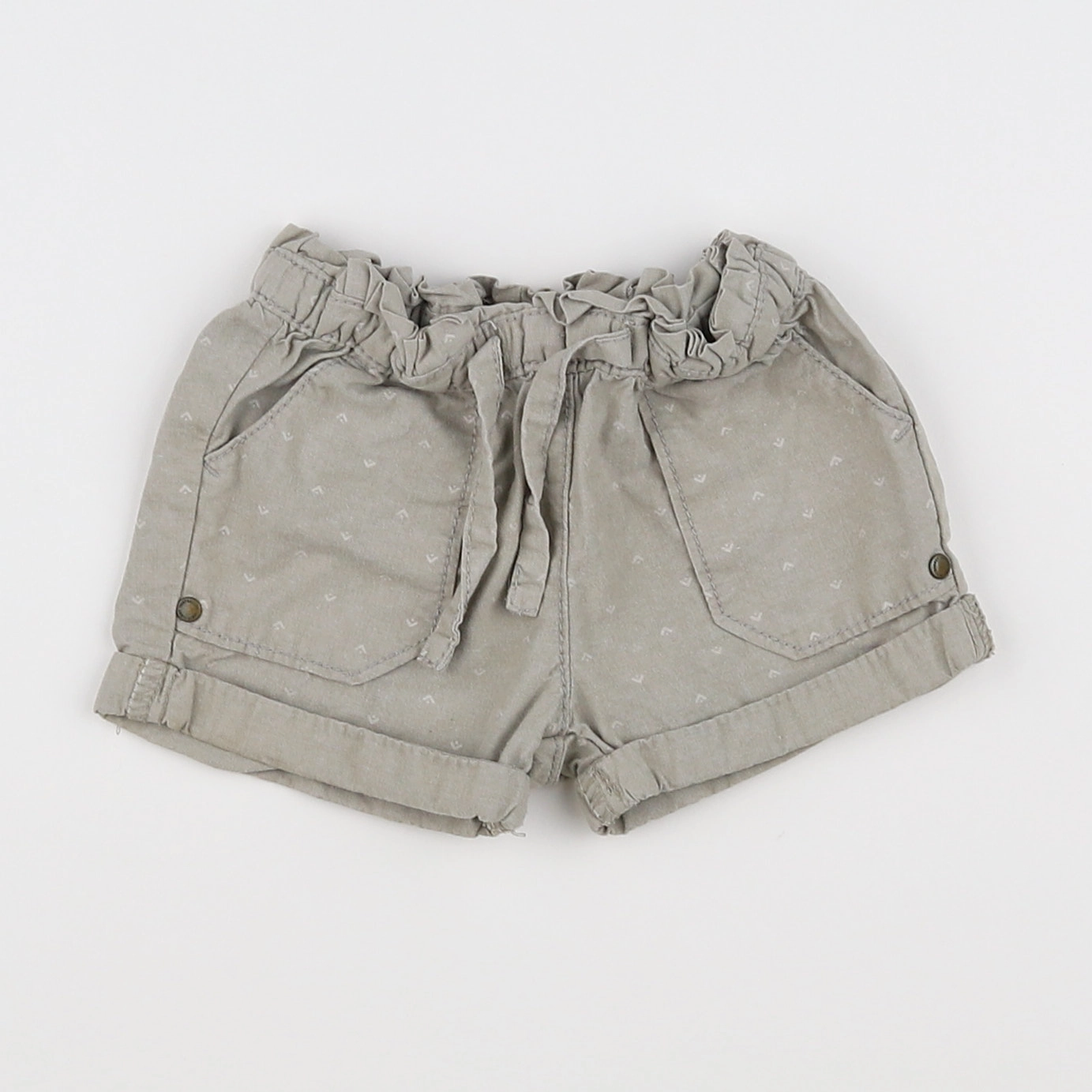 Vertbaudet - short vert - 12 mois