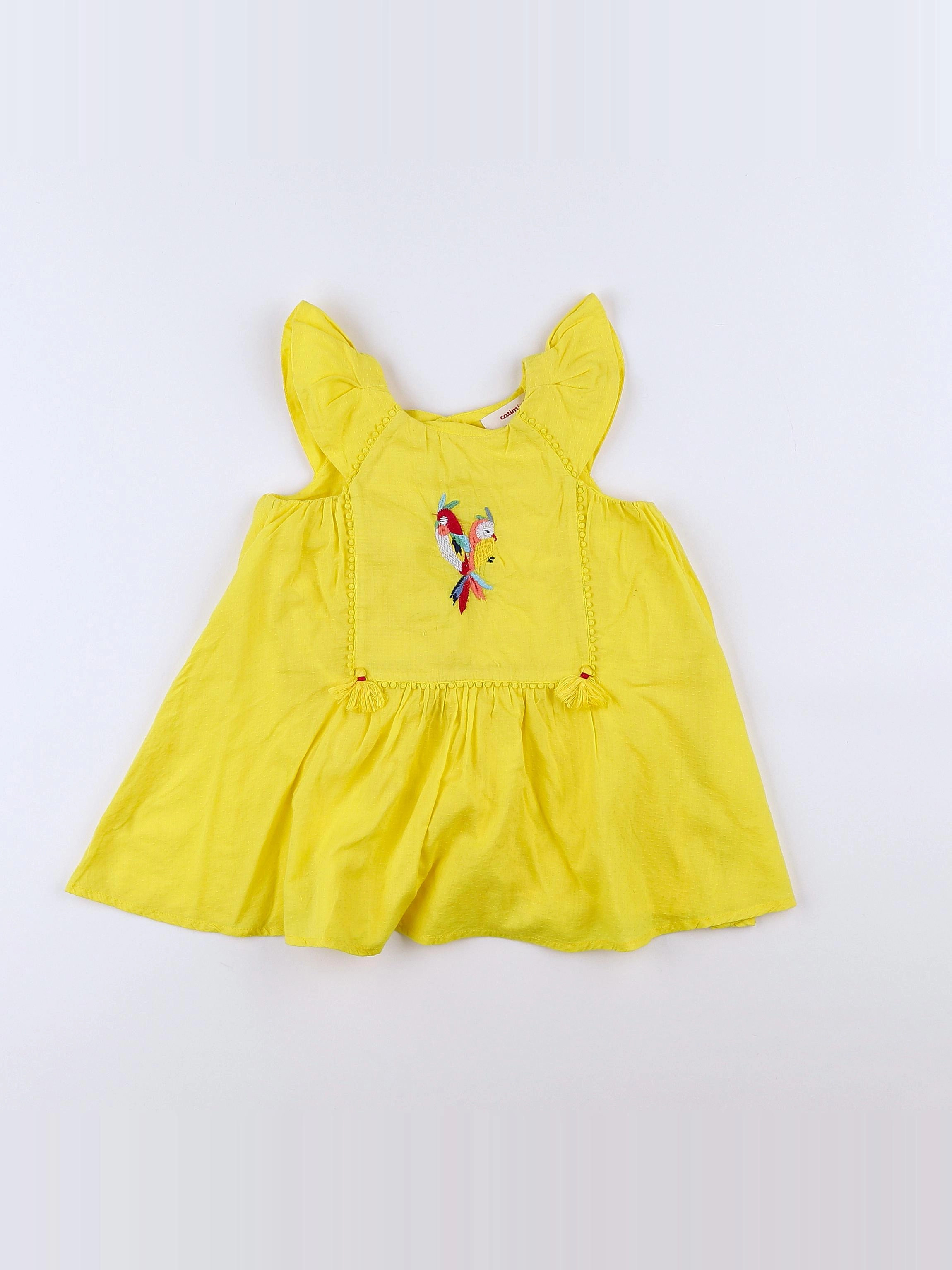 Catimini - robe jaune - 18 mois