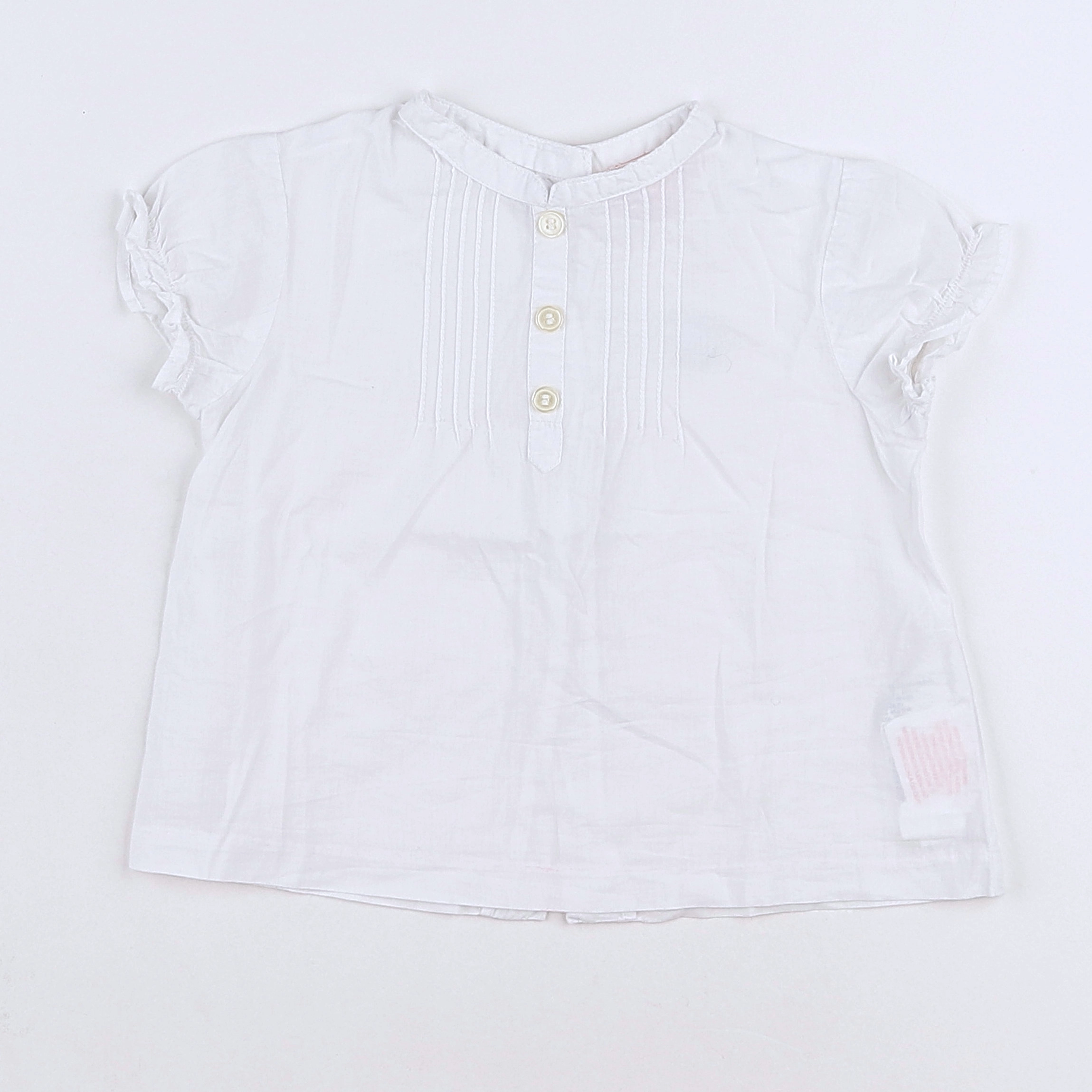 Gocco - blouse blanc - 9/12 mois