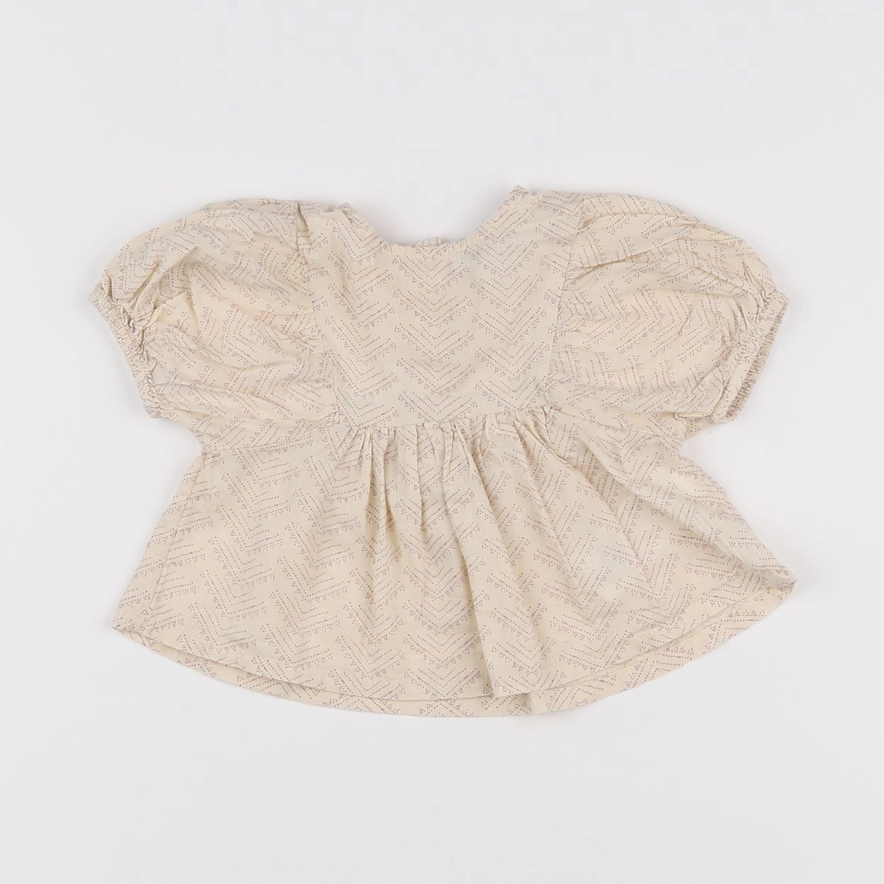 Vertbaudet - blouse beige - 6 mois