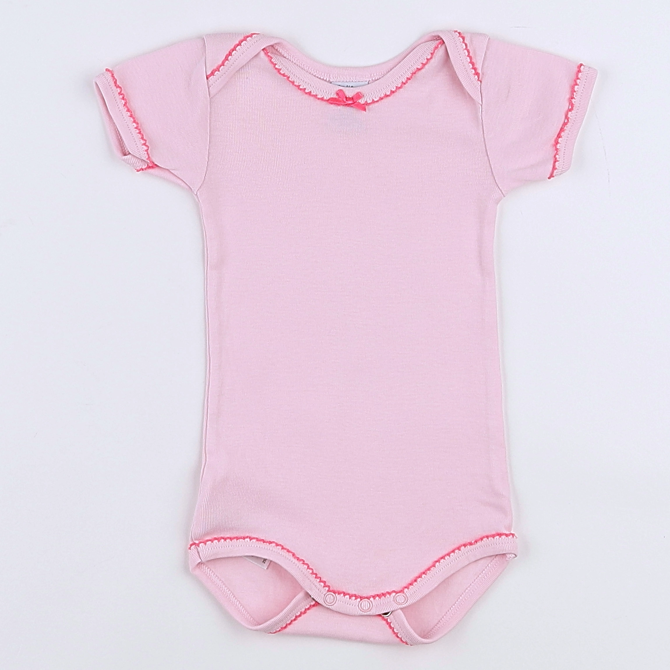 Petit Bateau - body rose - 3 mois