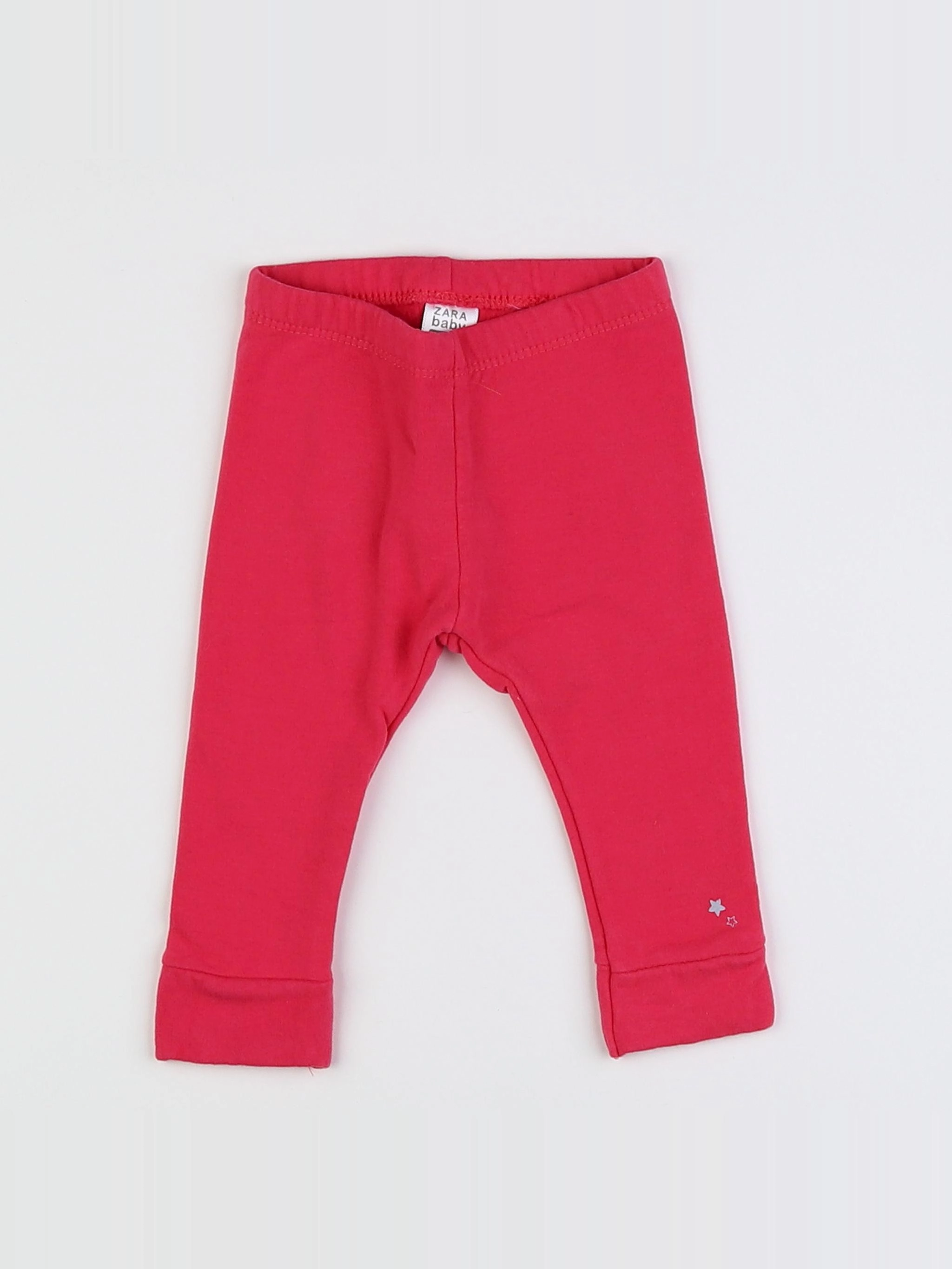 Zara - legging rose - 6/9 mois