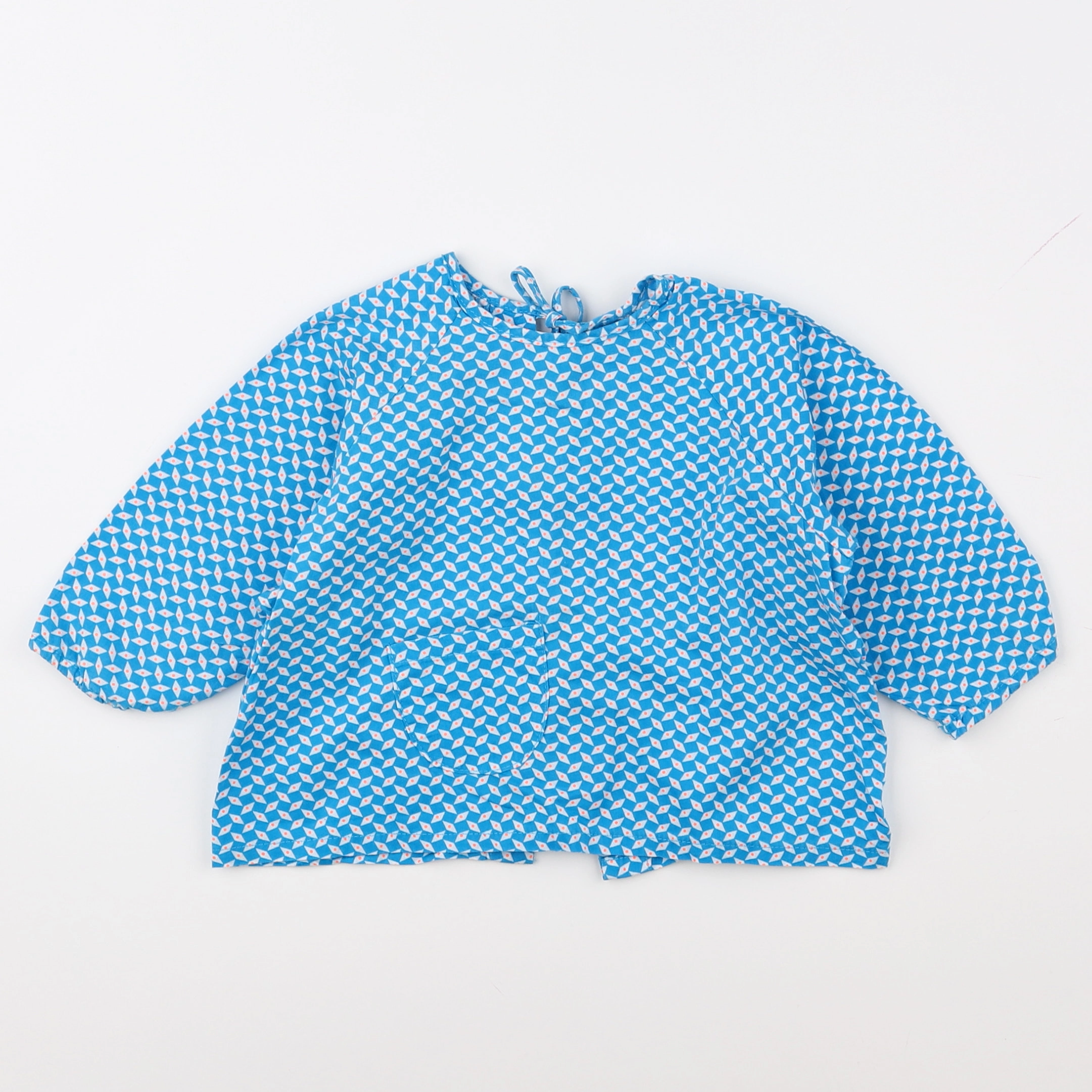 Petit Pan - blouse bleu - 6 mois