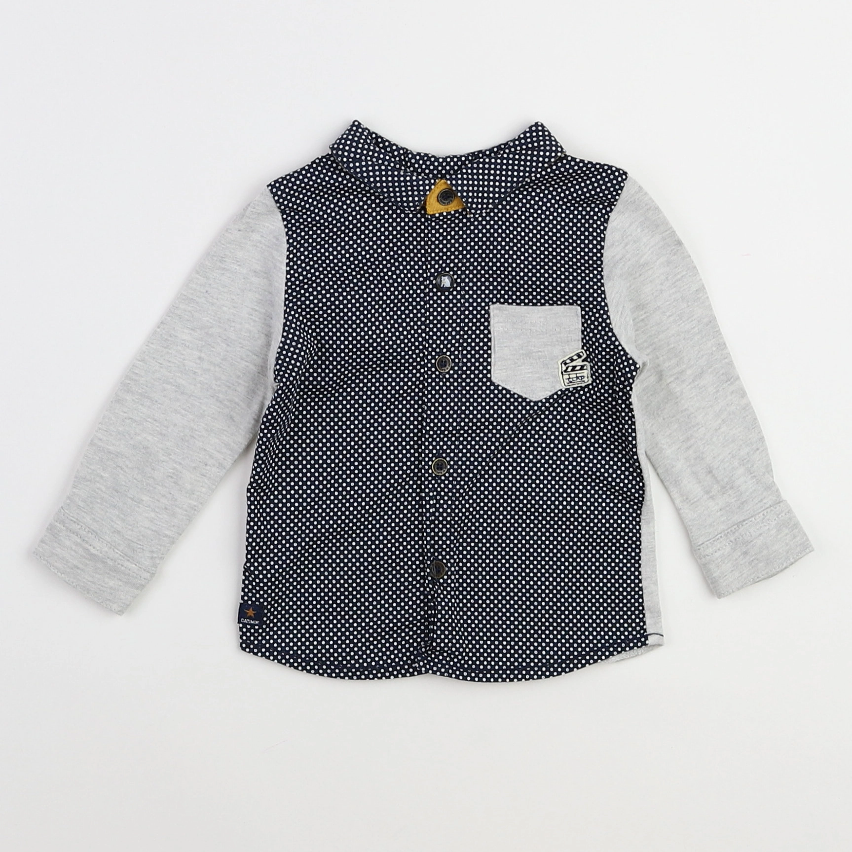 Catimini - tee-shirt gris - 9 mois