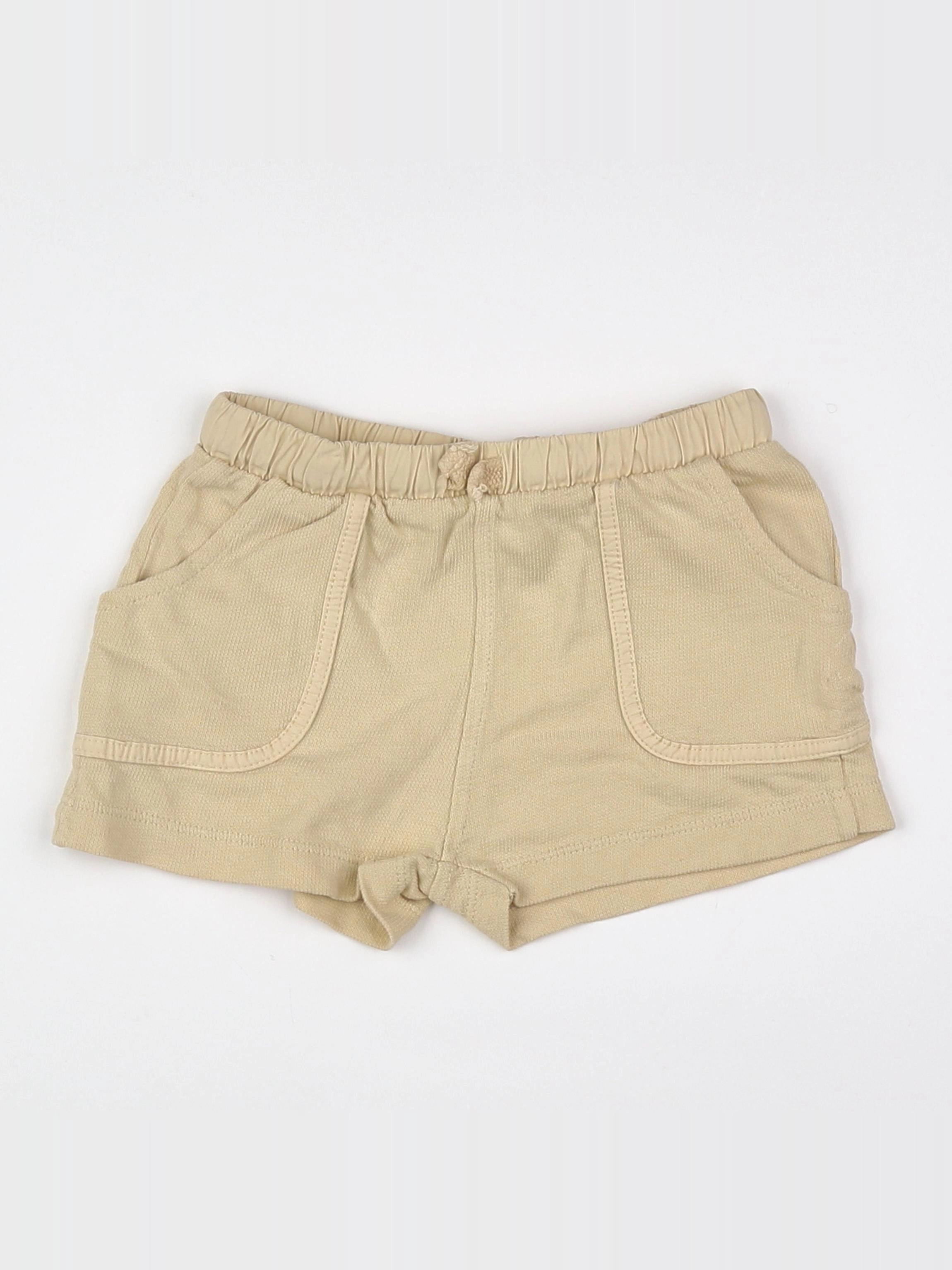 Zara - short jaune - 9-12 mois
