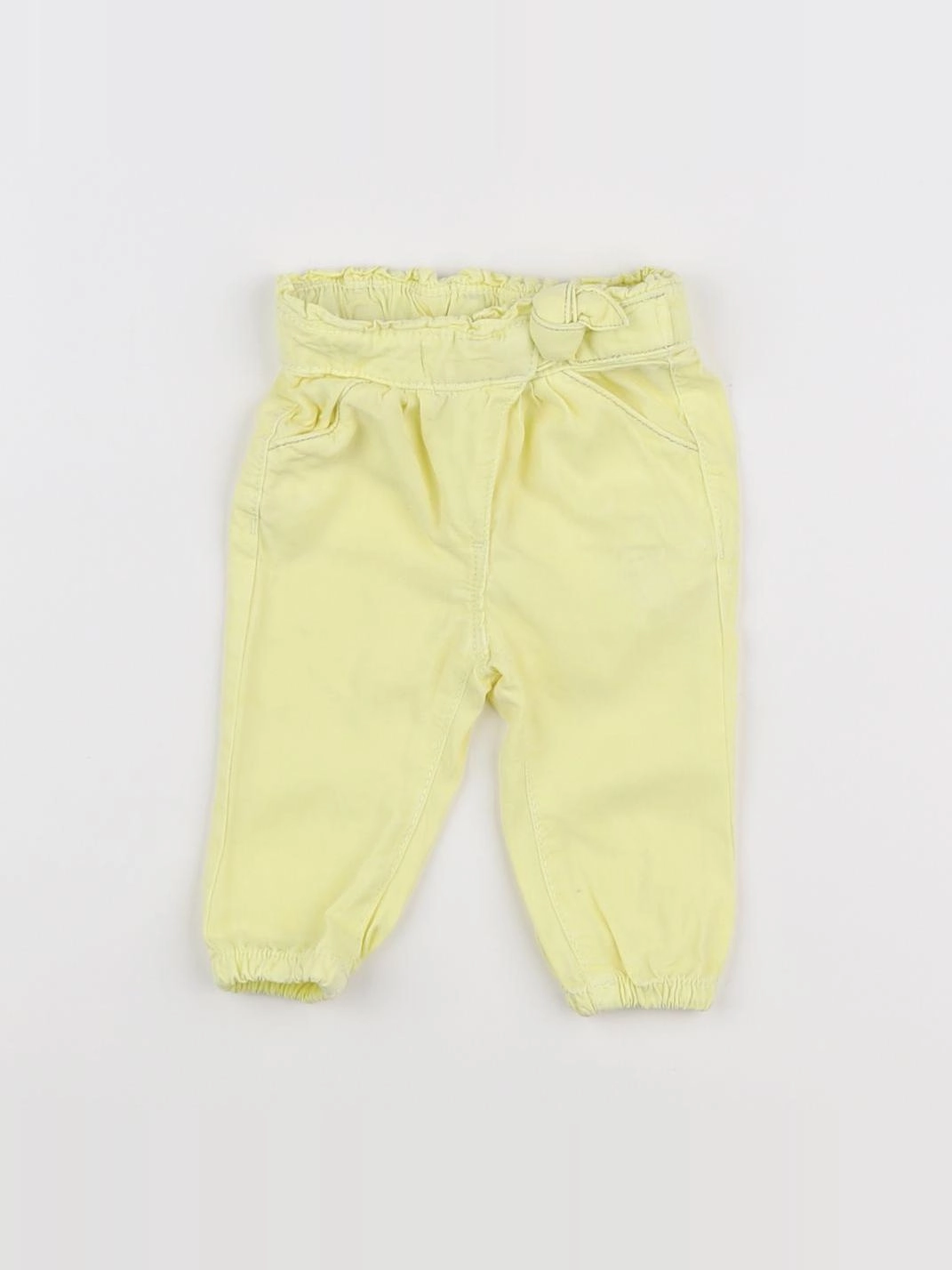 Tape à l'oeil - pantalon jaune - 3 mois