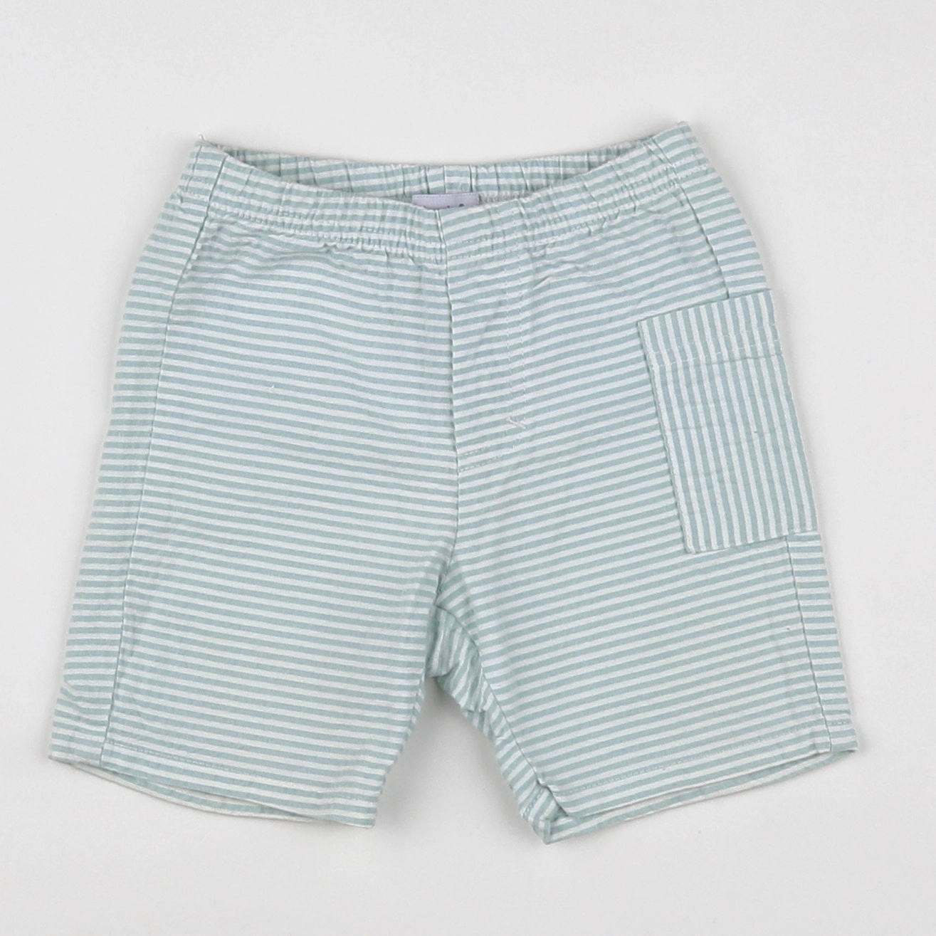 Absorba - short blanc, vert - 9 mois