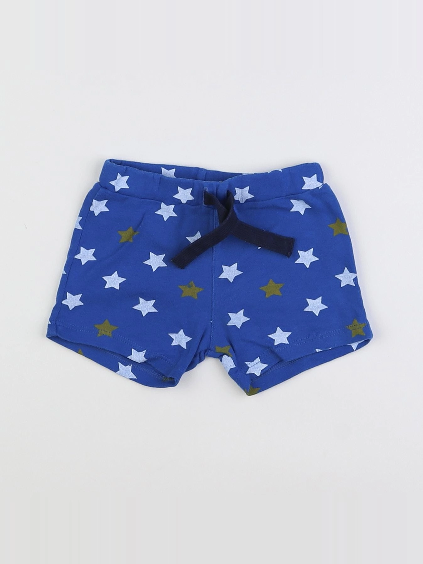 Petit Bateau - short bleu - 12 mois