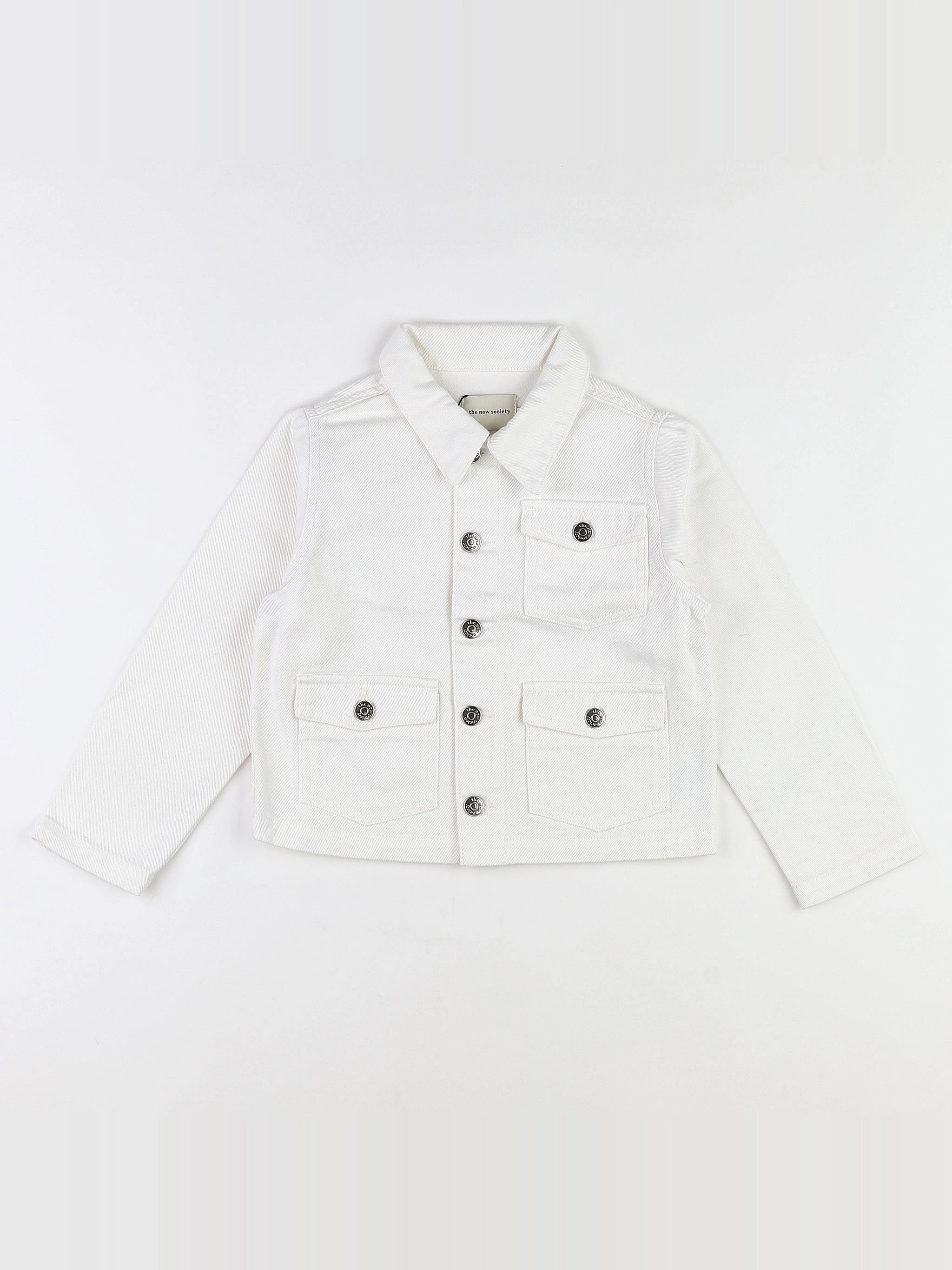 The new society - veste blanc (état neuf) - 8 ans