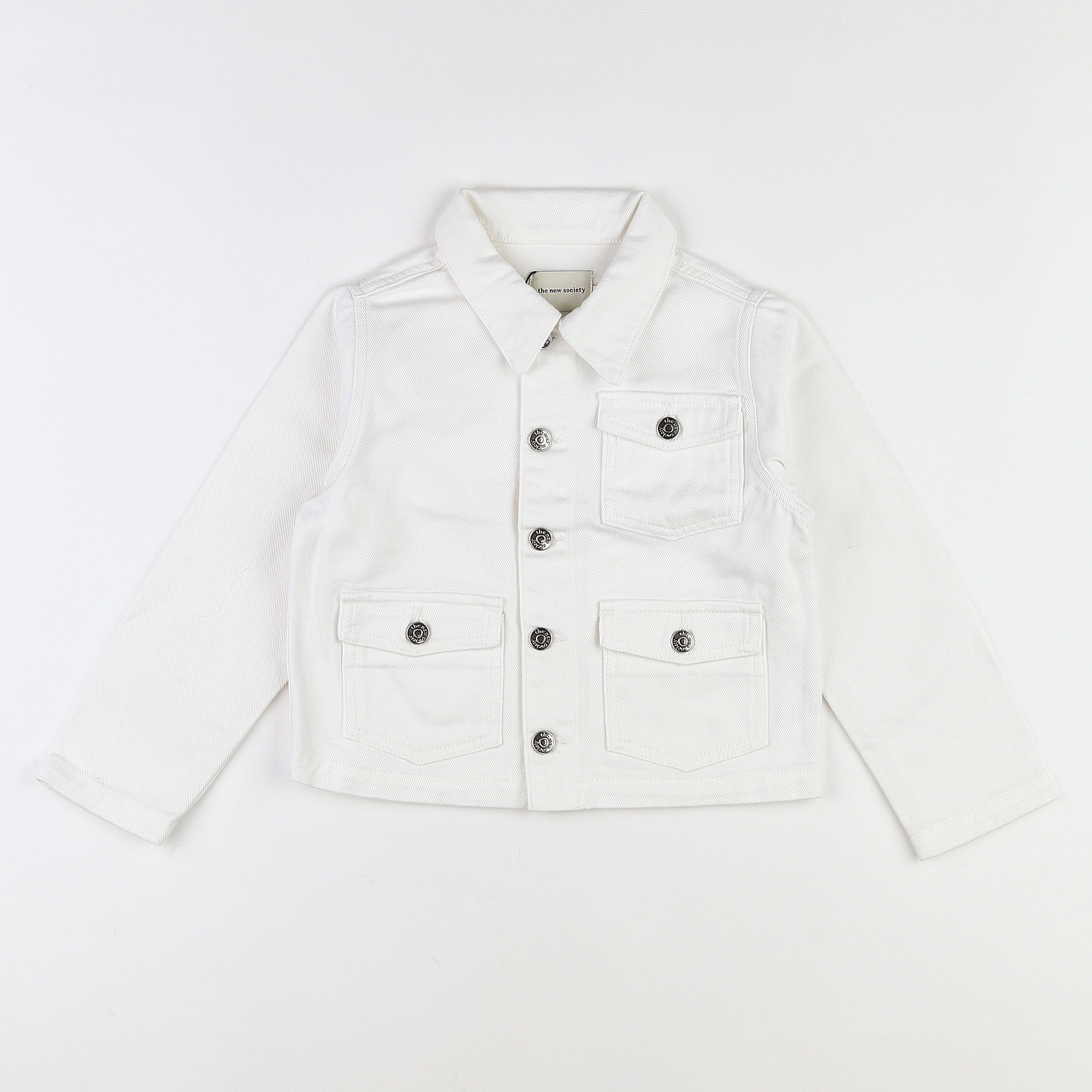 The new society - veste blanc (état neuf) - 8 ans