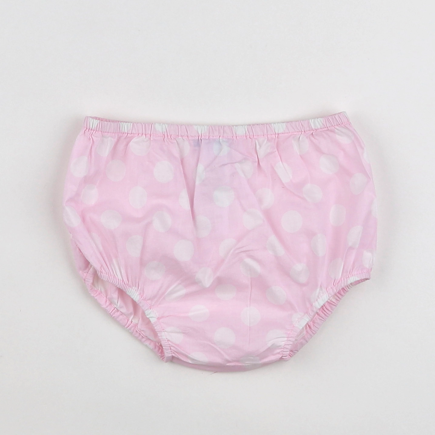 Jacadi - bloomer rose, blanc - 18 mois