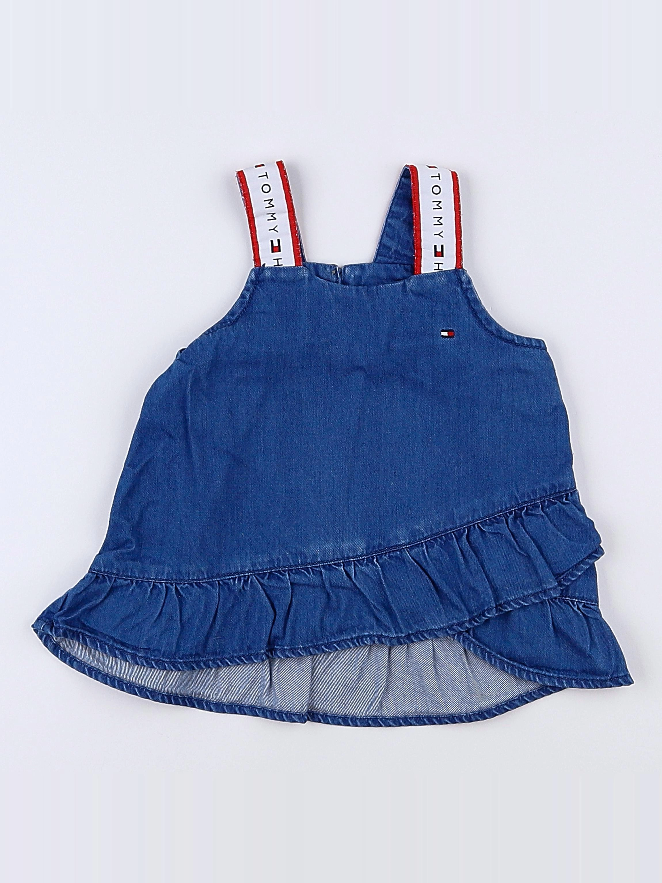 Tommy Hilfiger - blouse bleu - 12/18 mois