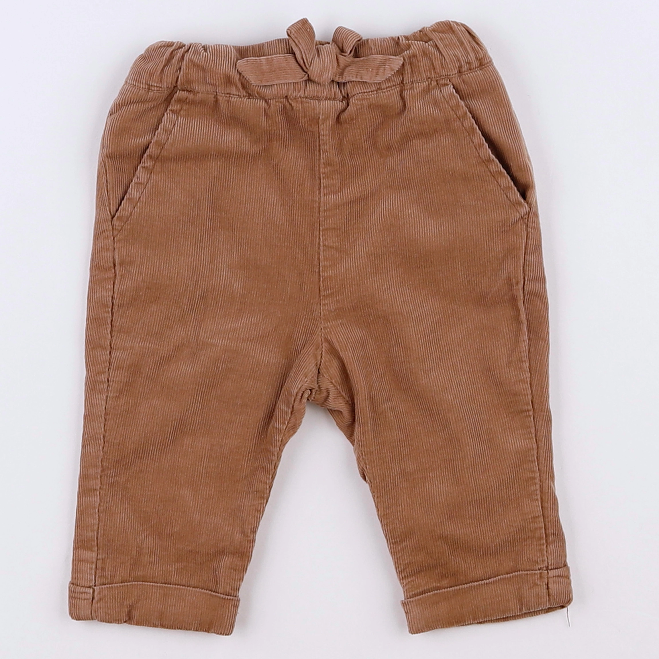 Vertbaudet - pantalon marron - 3 mois