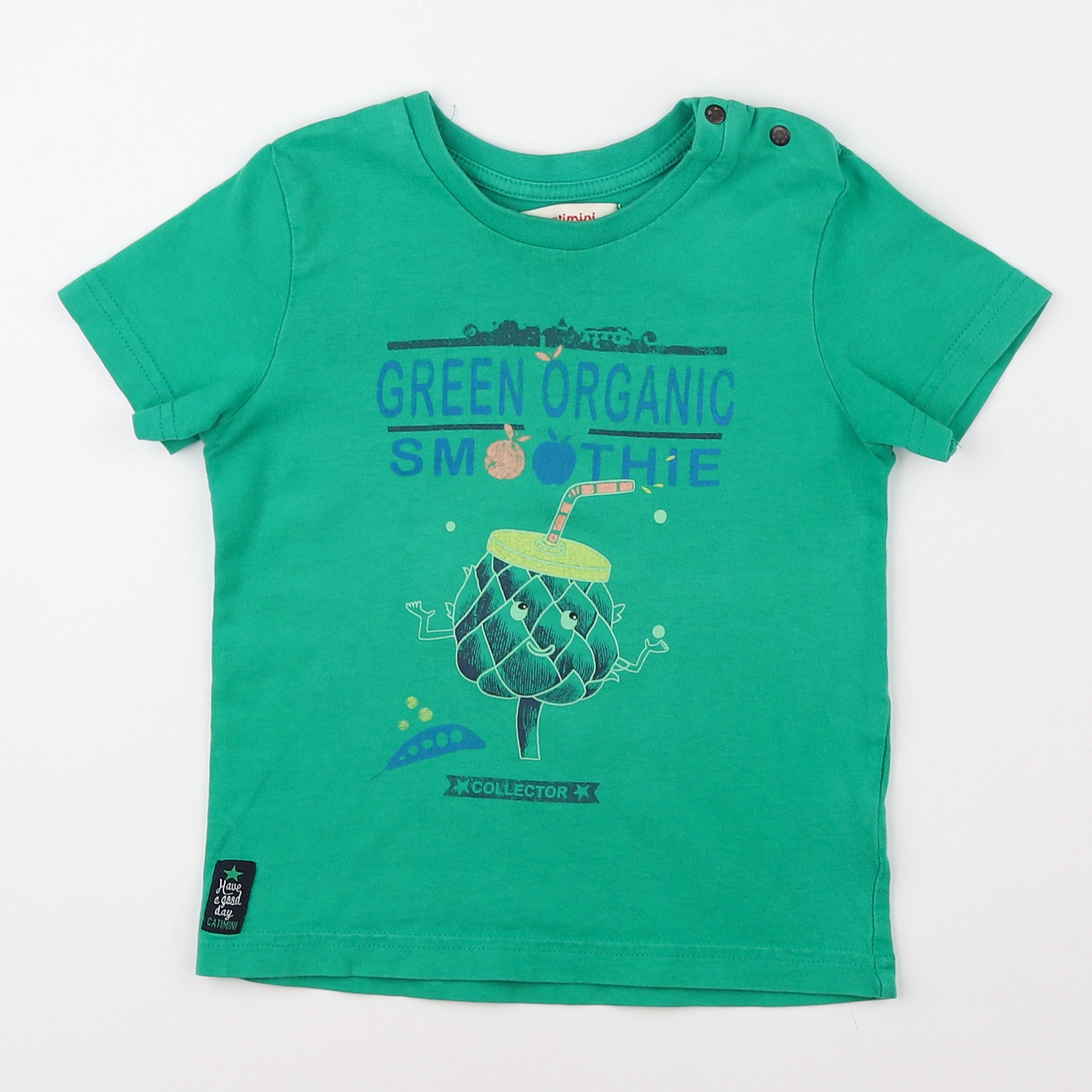 Catimini - tee-shirt vert - 3 mois