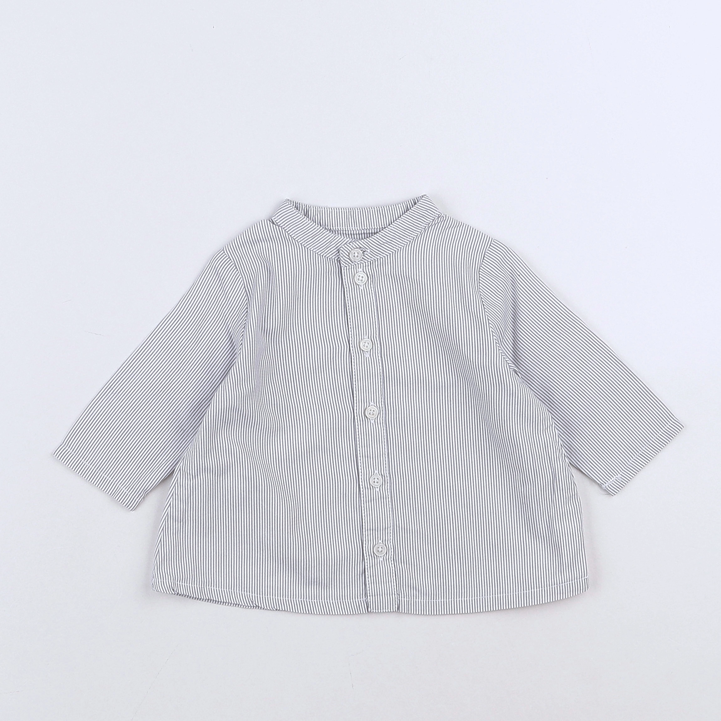 Boutchou - chemise gris - 3 mois