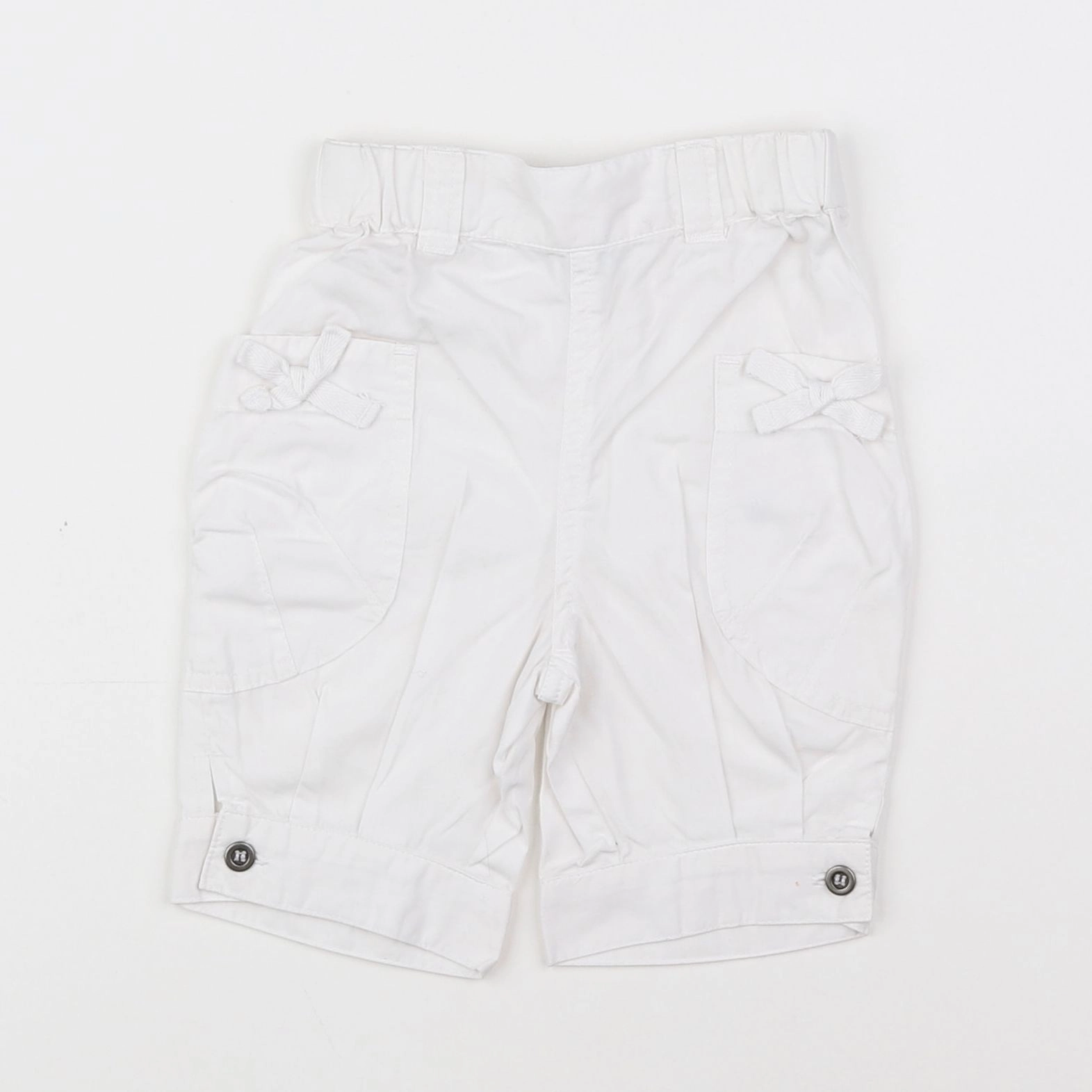Vertbaudet - pantalon blanc - 6 mois
