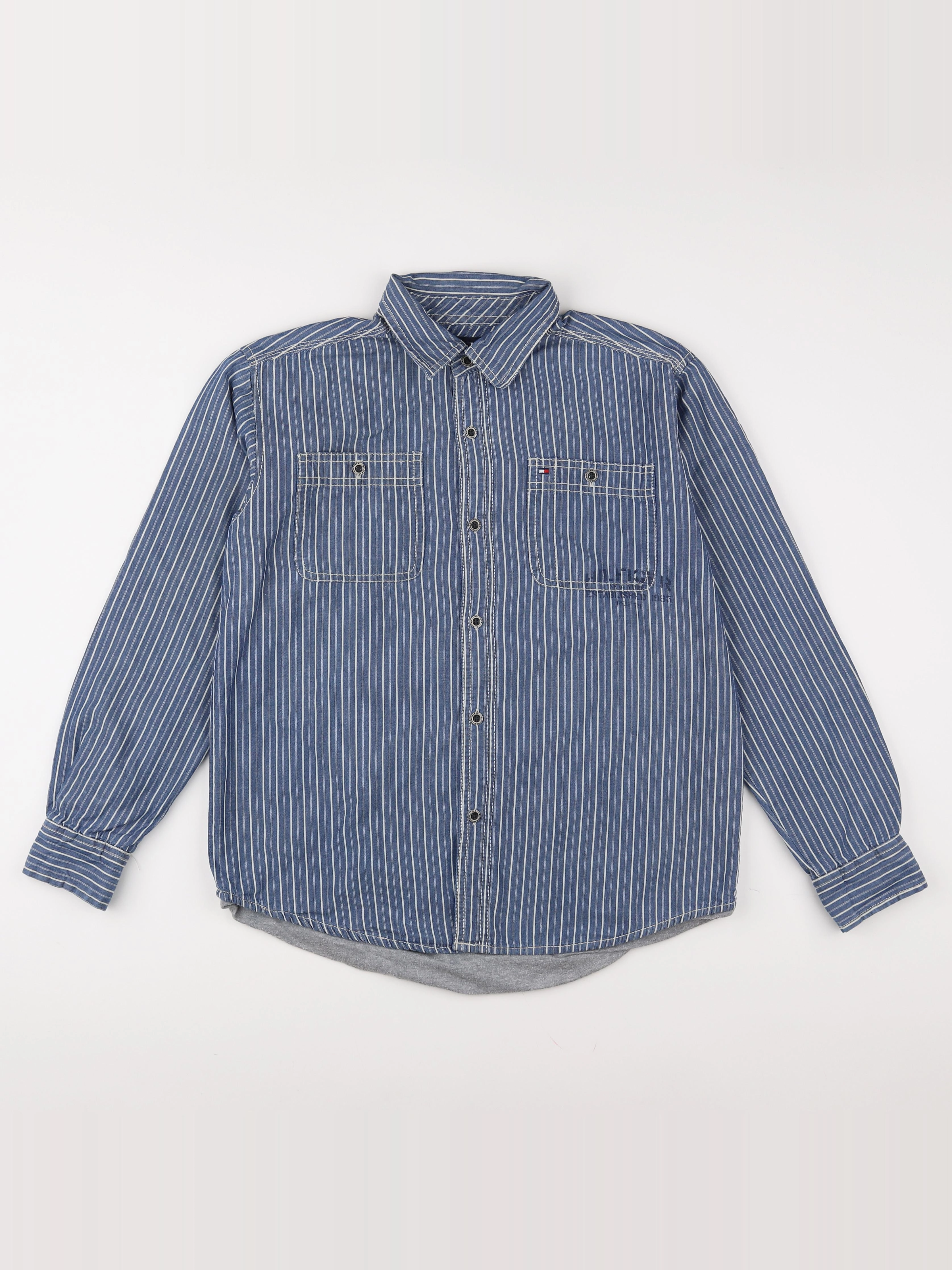 Tommy Hilfiger - chemise bleu - 12/14 ans