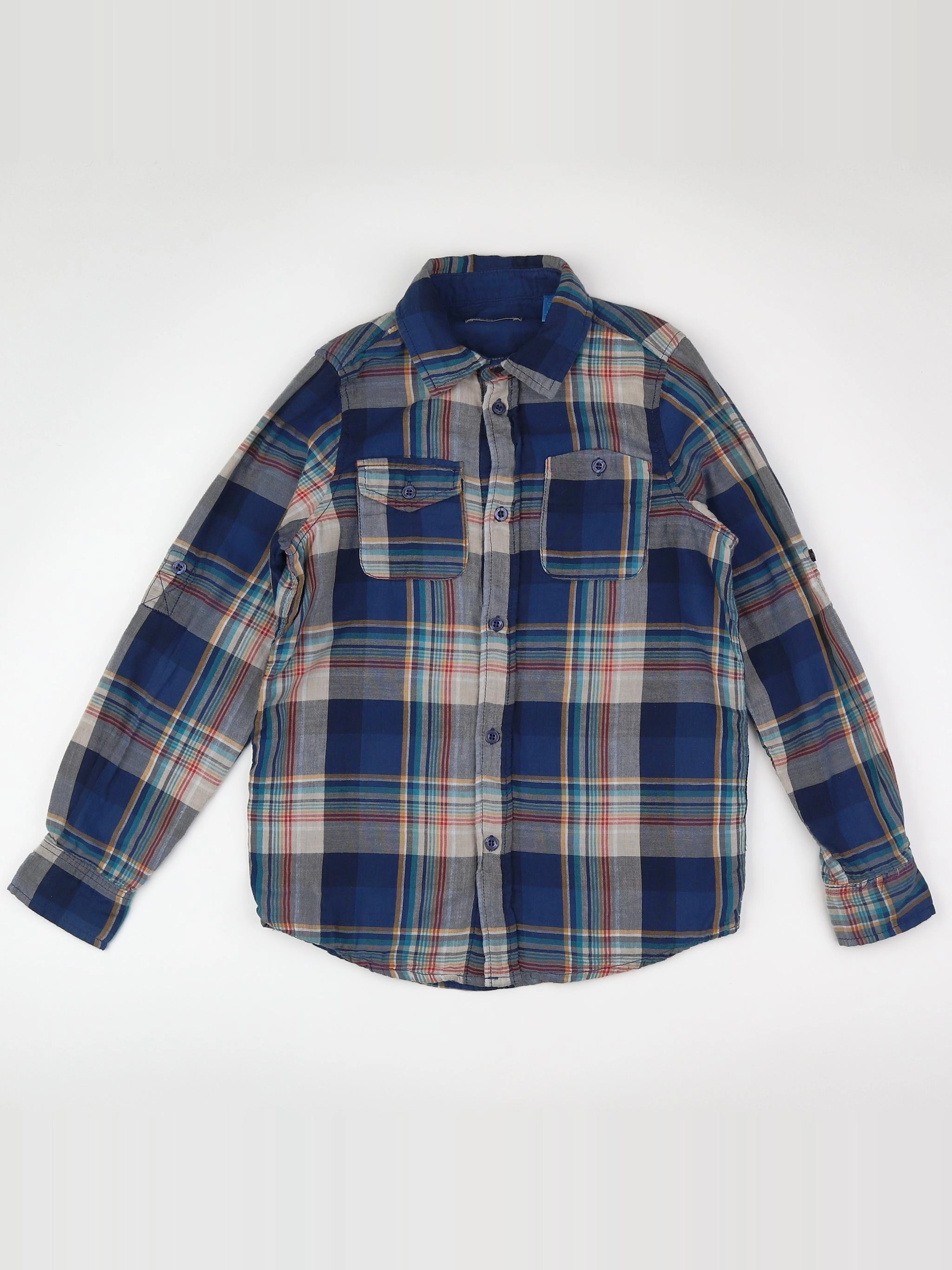 Okaidi - chemise bleu, multicolore - 12 ans