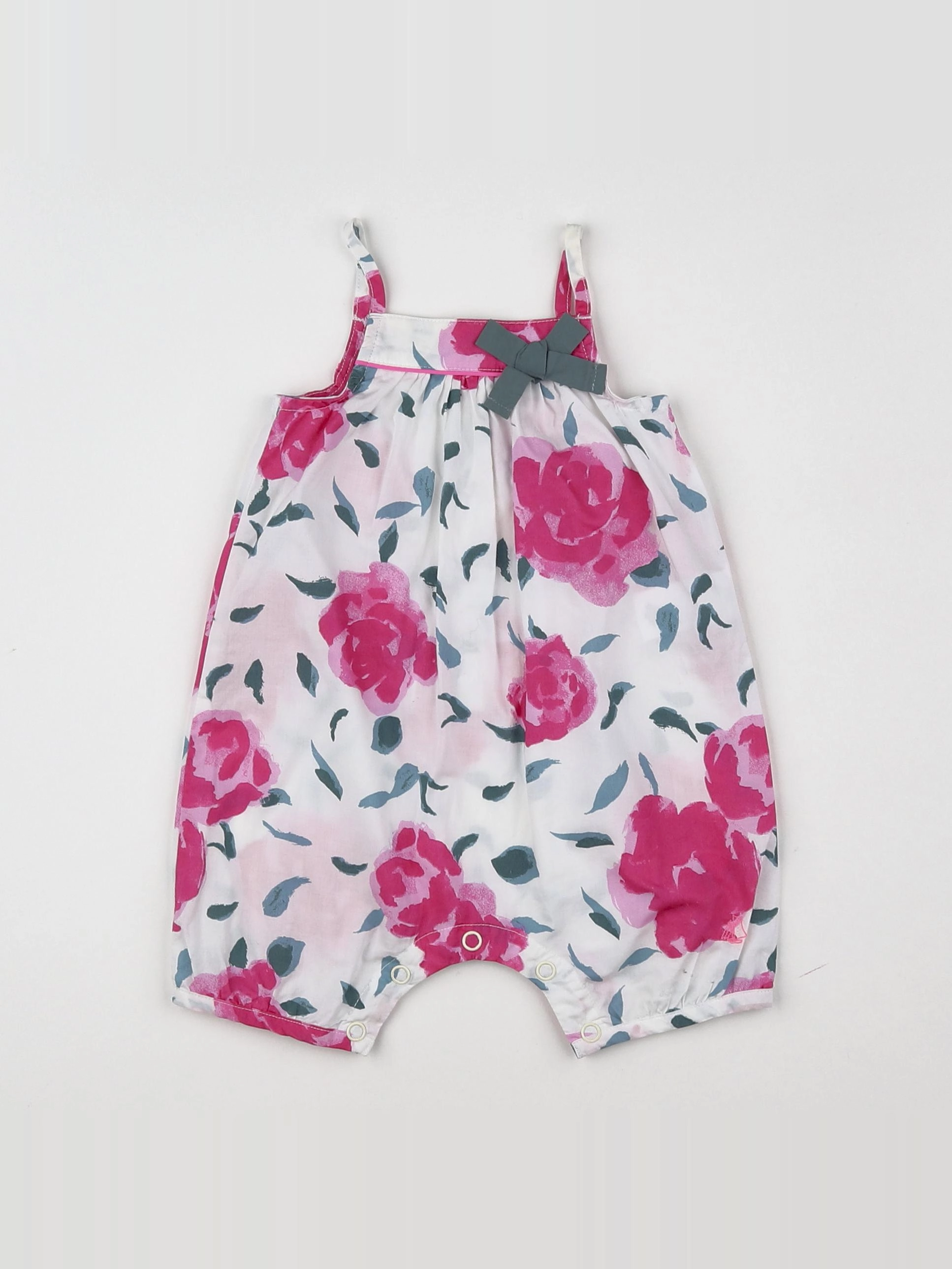 Petit Bateau - combinaison rose - 3 mois
