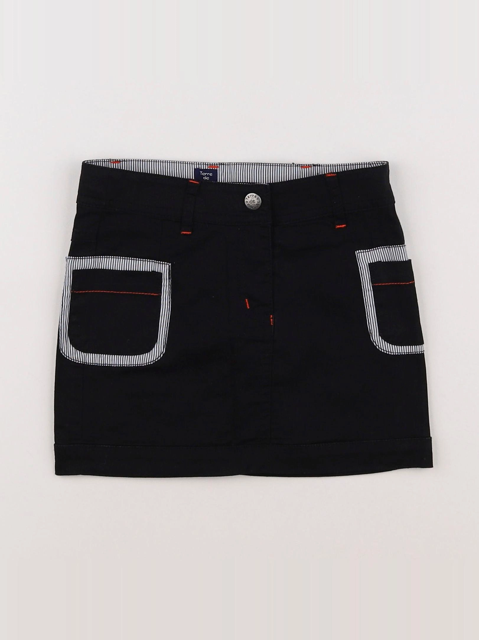 Terre de marins - jupe noir - 4 ans
