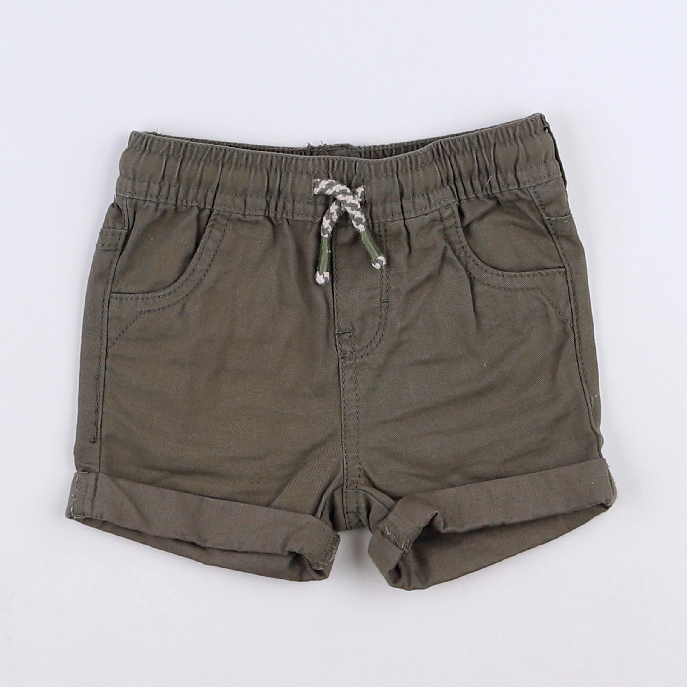 Vertbaudet - short vert - 9 mois