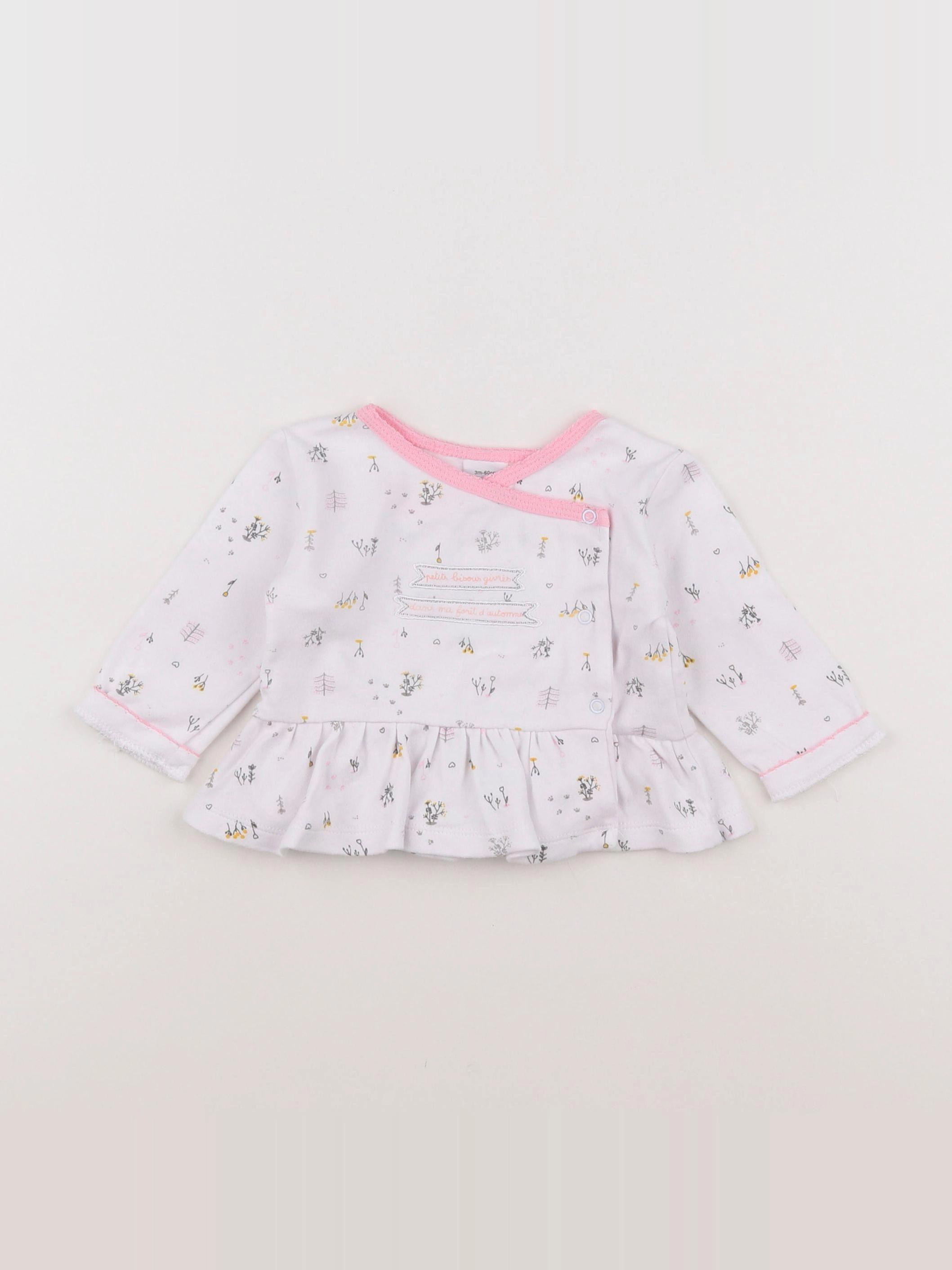 Absorba - tee-shirt blanc - 3 mois