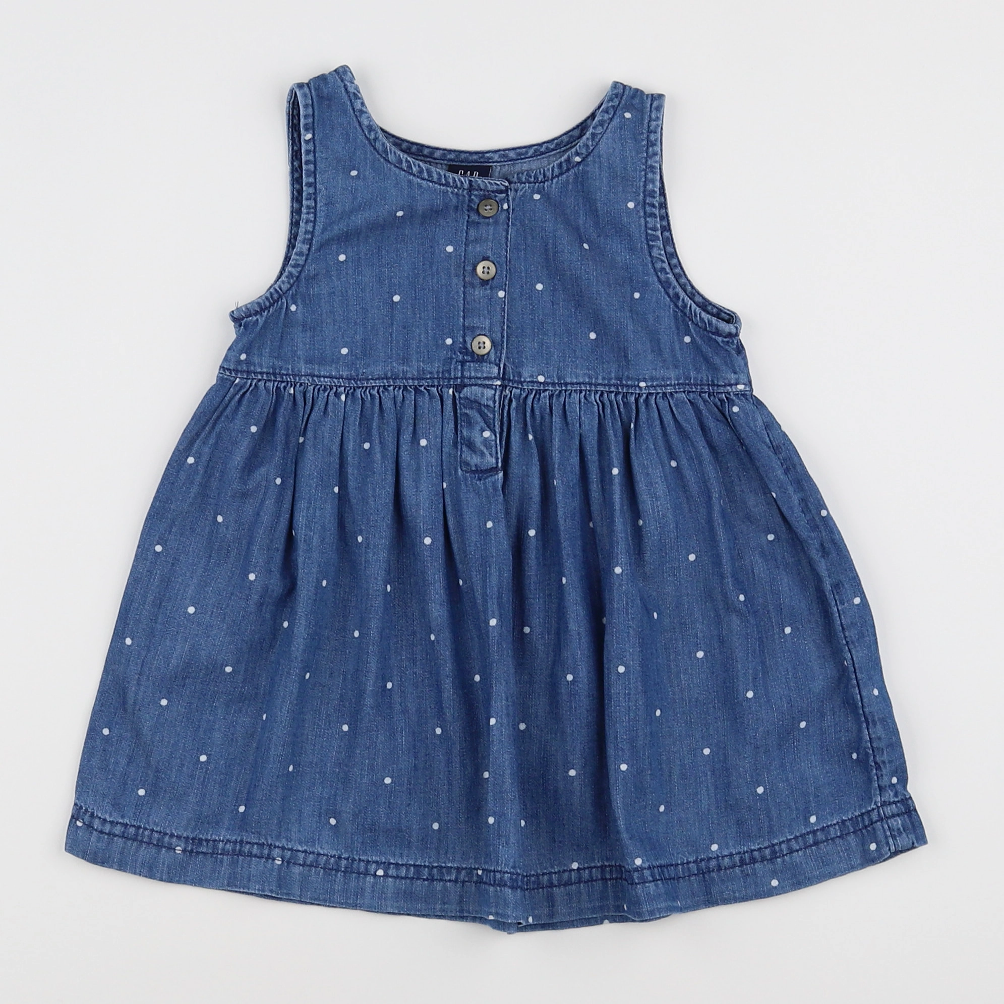 GAP - robe bleu - 12/18 mois