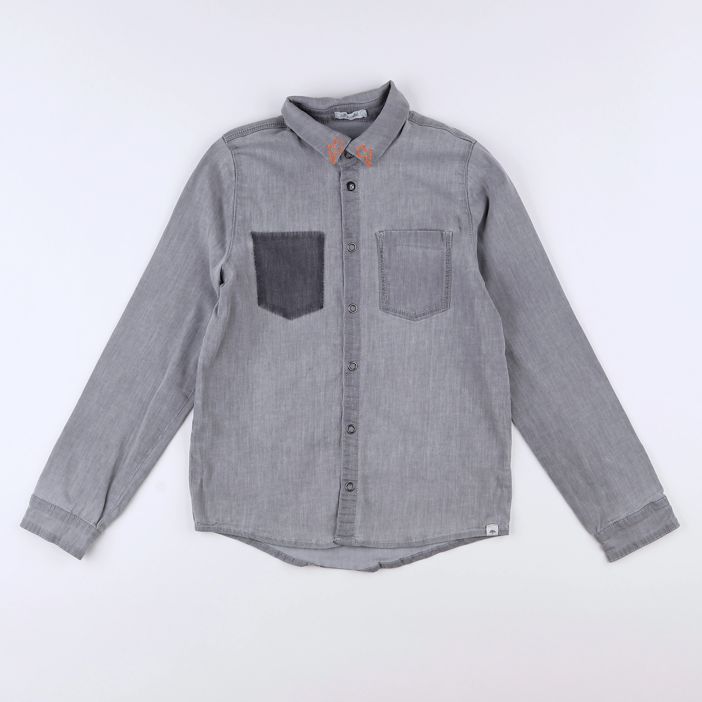 Billy Bandit - chemise gris - 10 ans