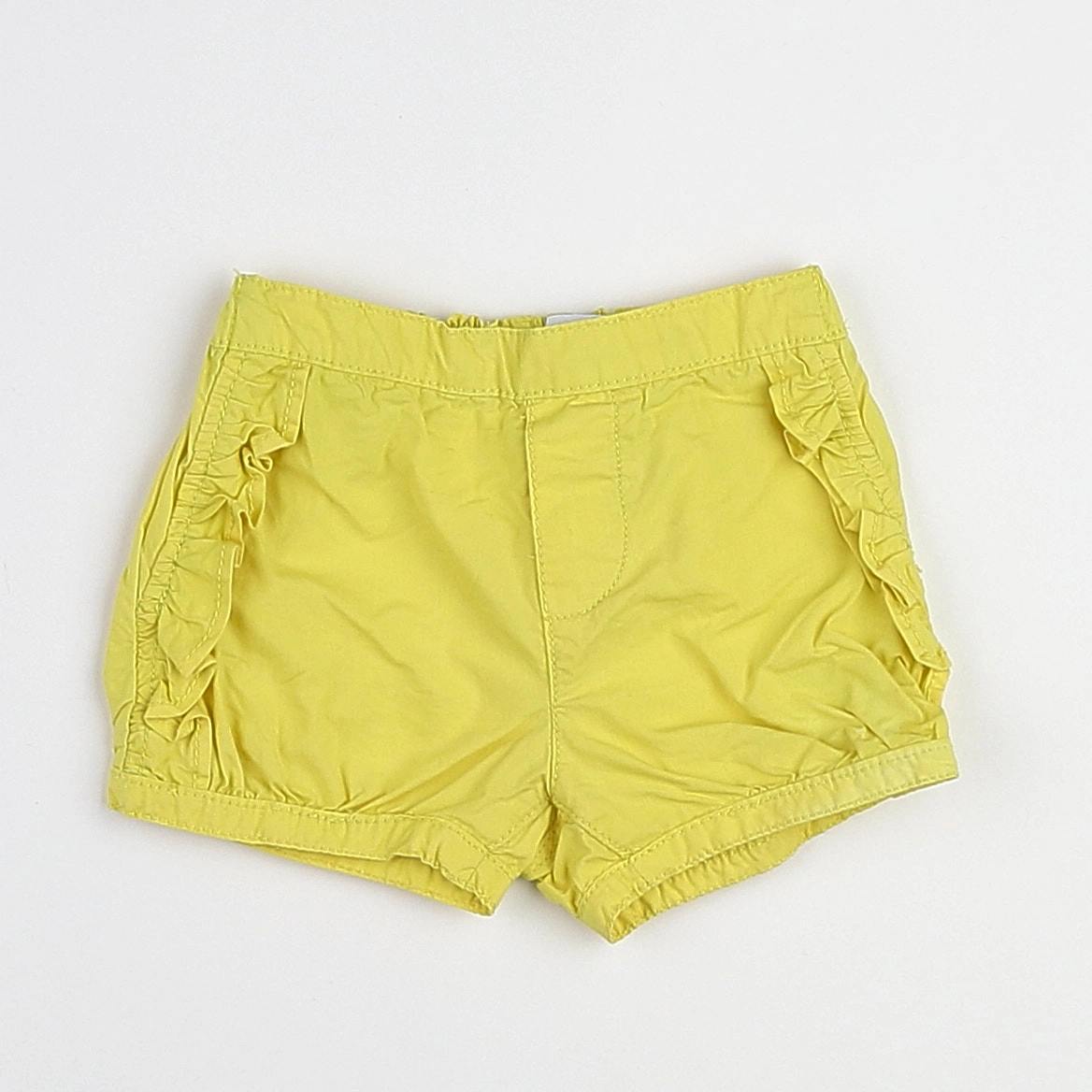 Vertbaudet - short jaune - 9 mois