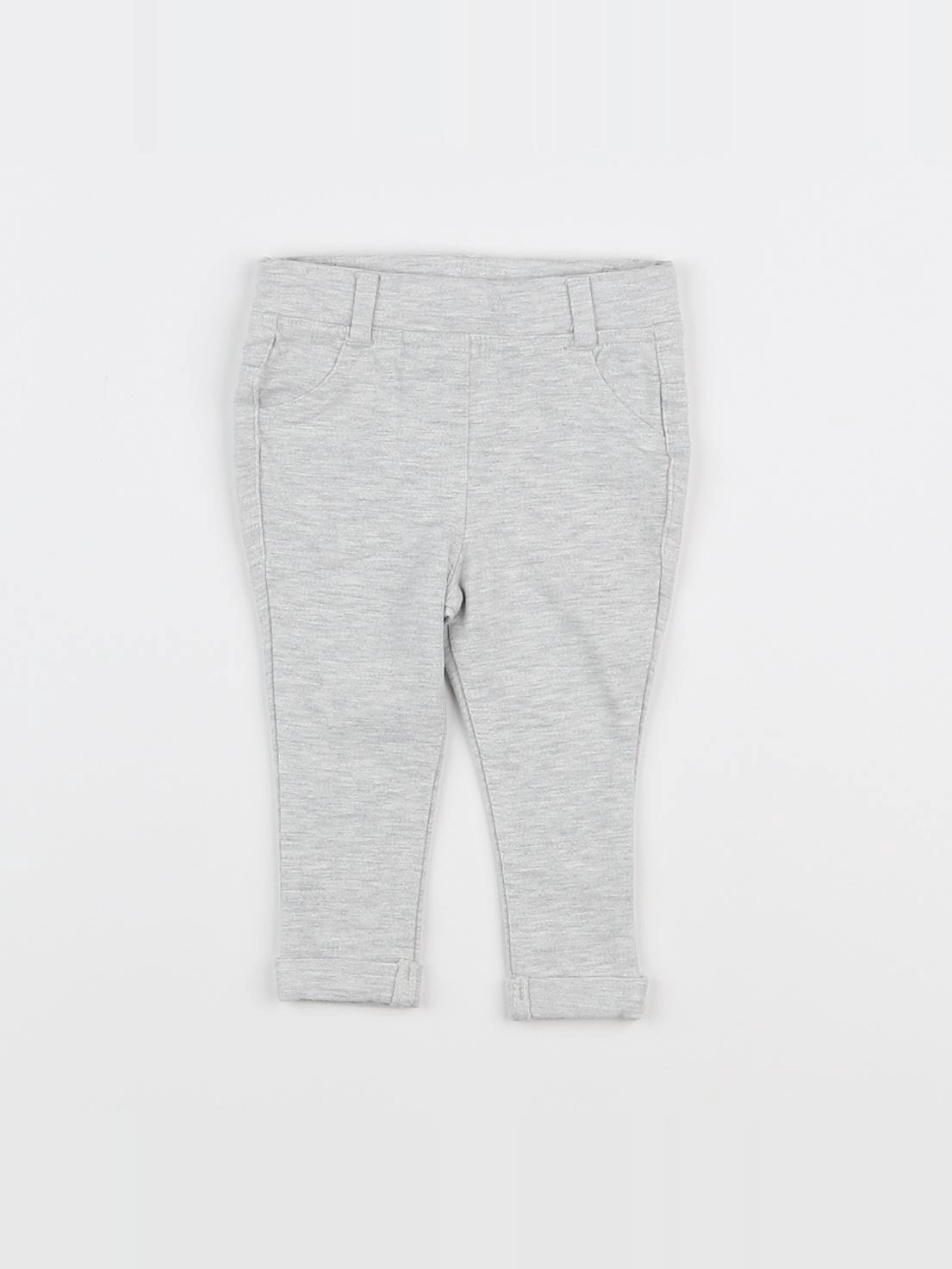 Tape à l'oeil - jegging gris - 6 mois