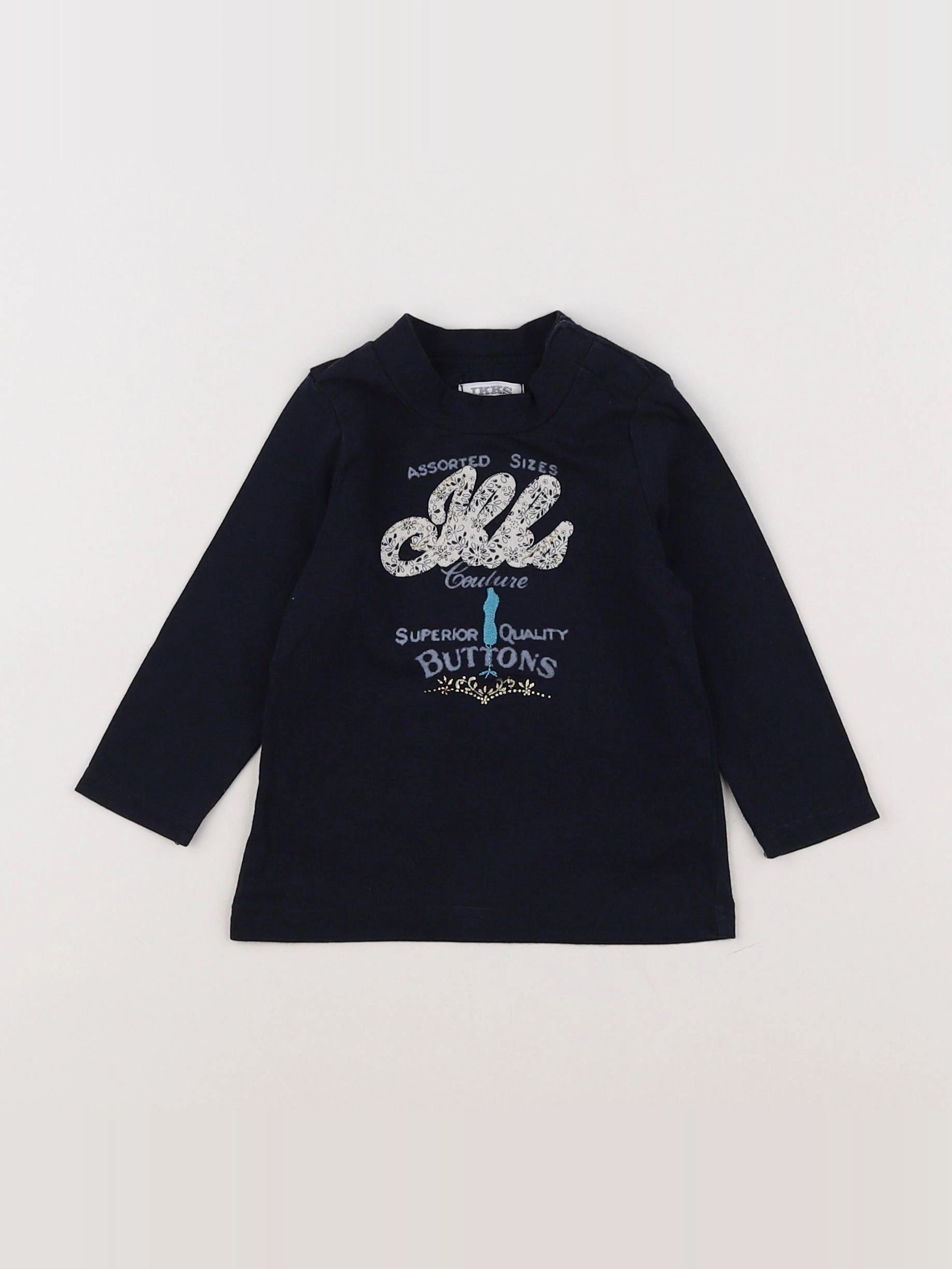 IKKS - tee-shirt bleu - 6 mois