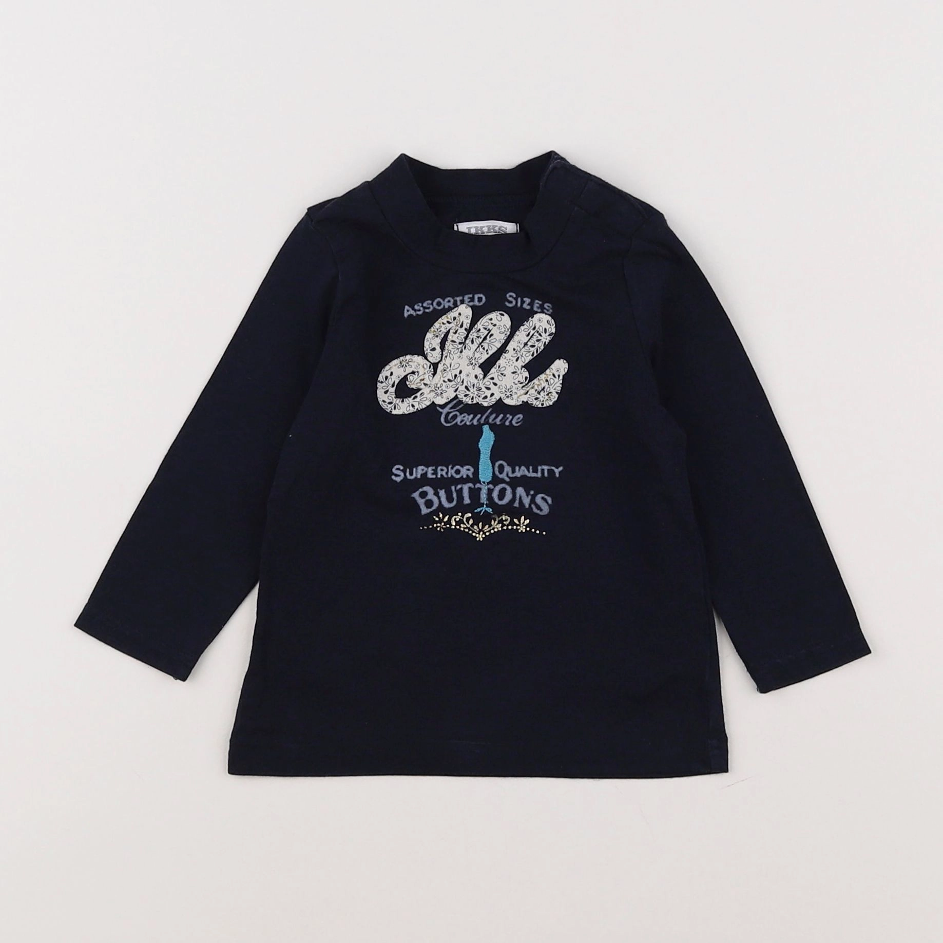 IKKS - tee-shirt bleu - 6 mois