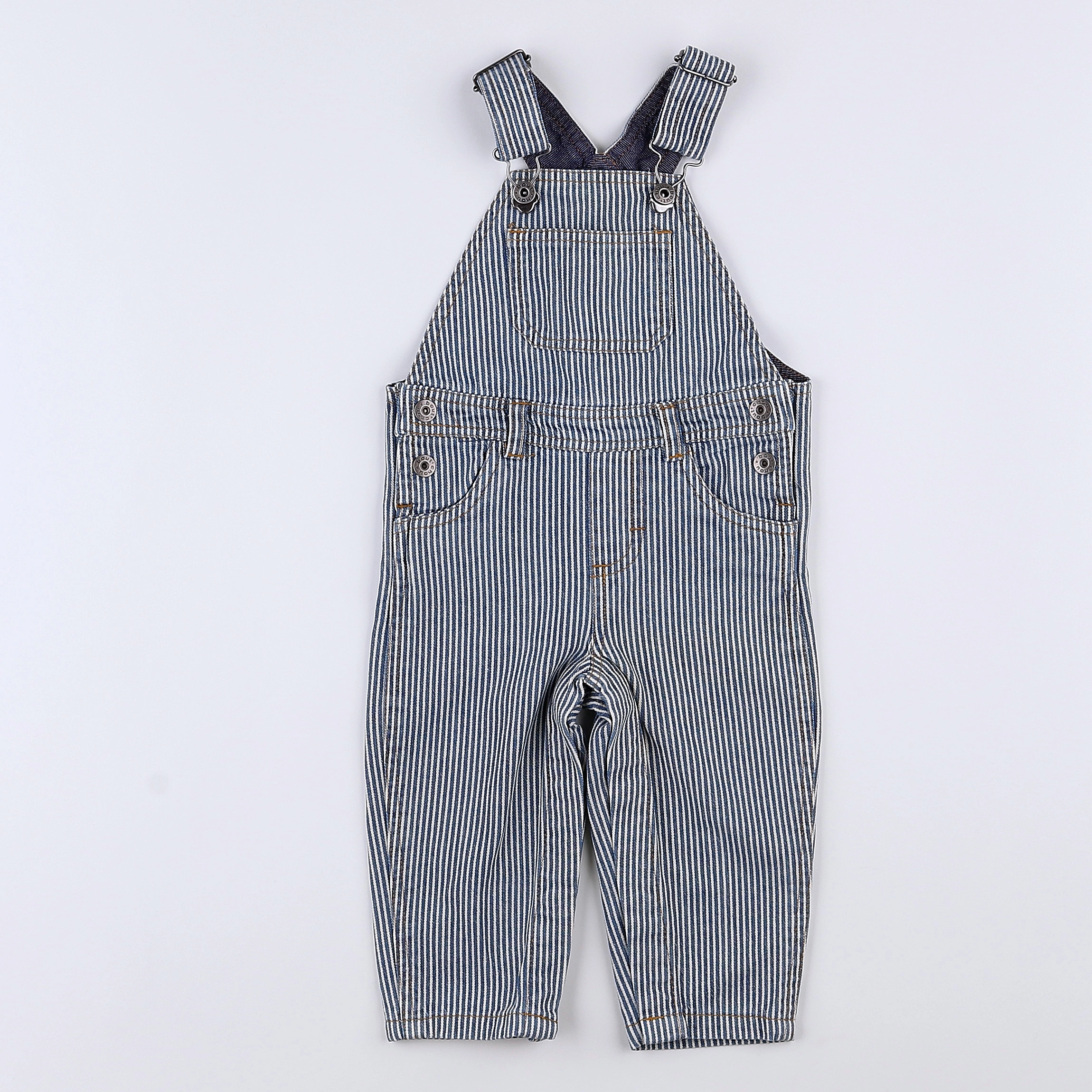 Boutchou - salopette bleu, gris - 9 mois